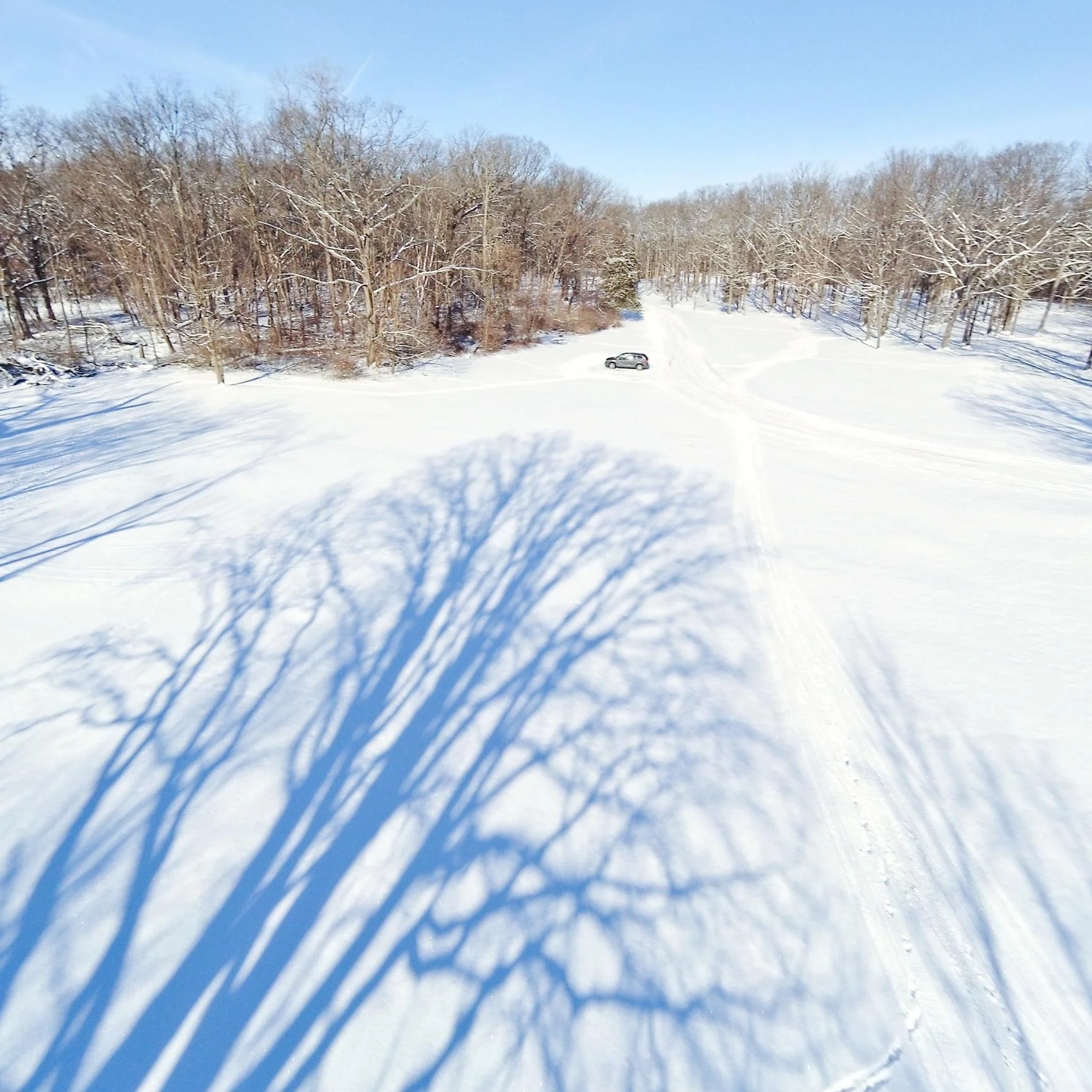 Aerial Photograph of Flushing County Park in Winter 3 — photations