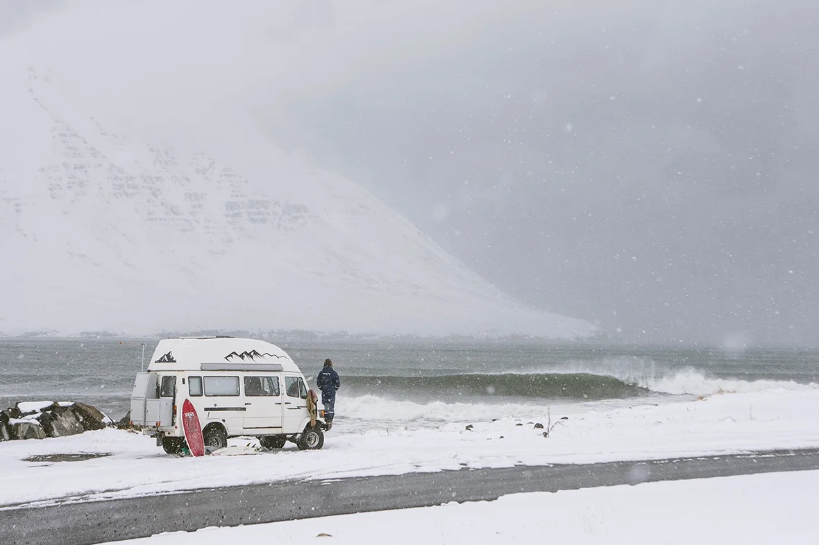 Vanlife in a winter wonderland - Iceland