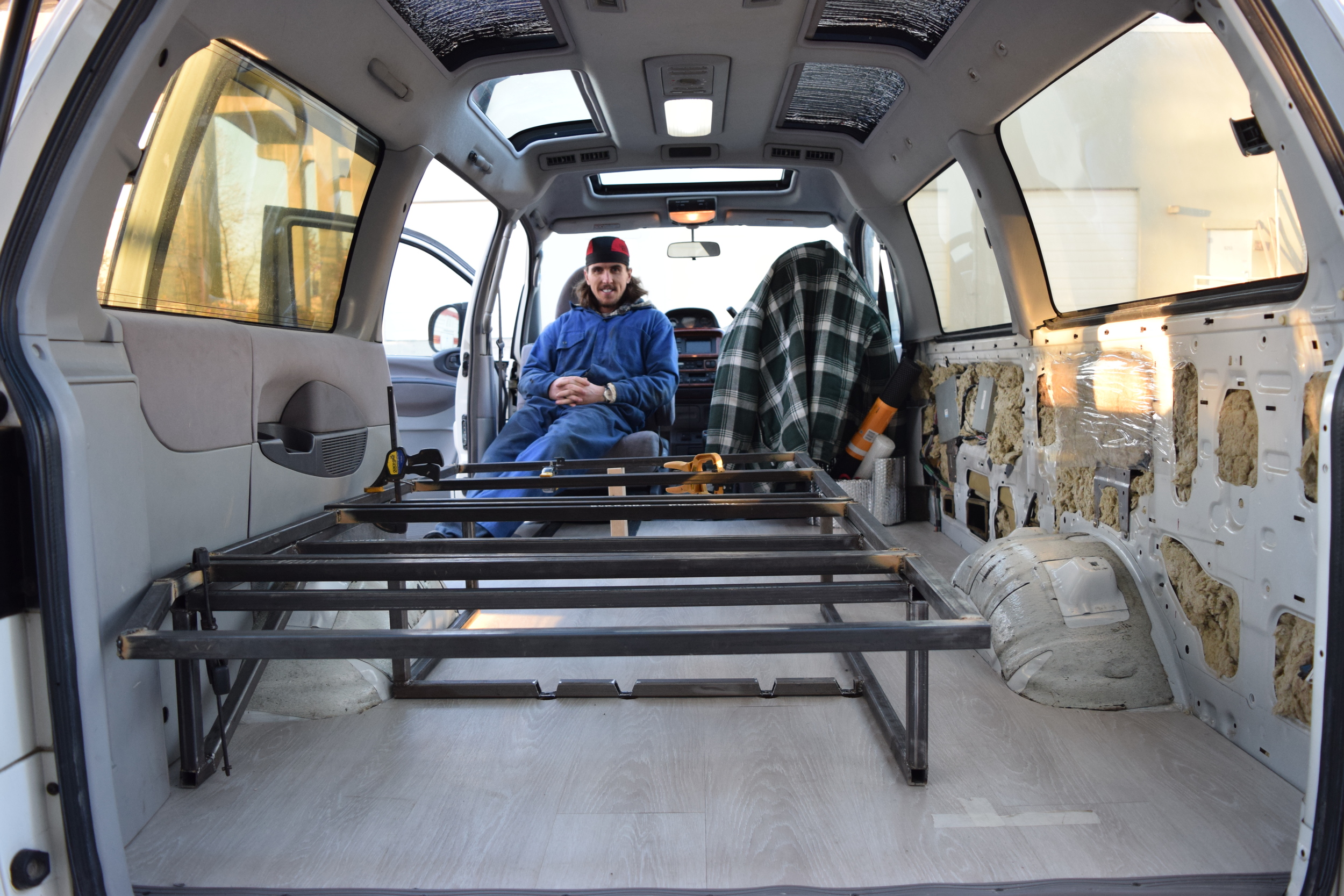 Converting a Mitsubishi Delica into a Tiny Home
