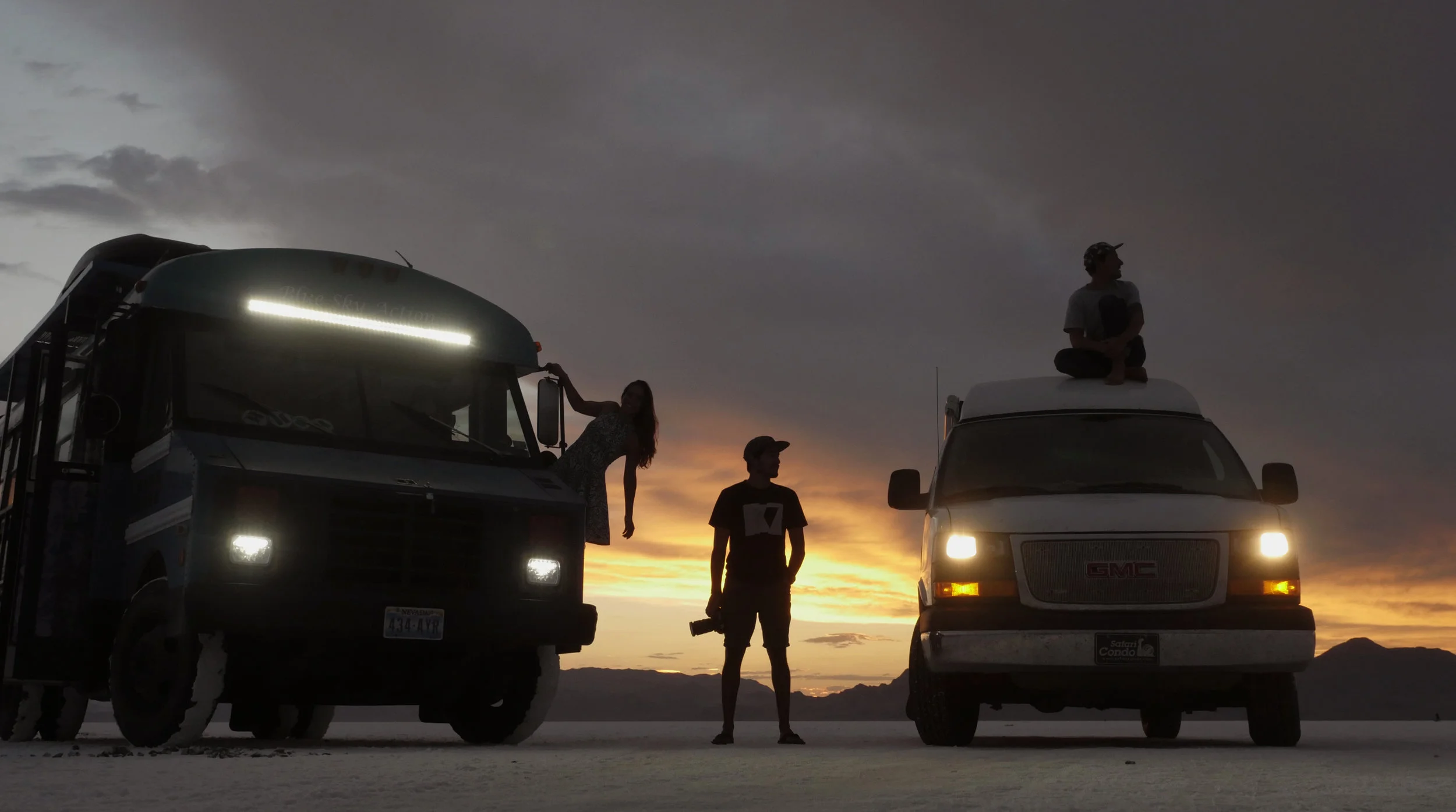 Salty Hair, Don't Care | Bonneville Salt Flats in Utah with Blue Bus Adventure, Photo: Renaud Furlotte