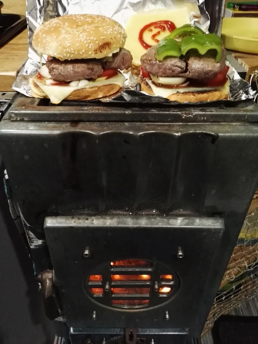 Cooking on our wood stove.jpg