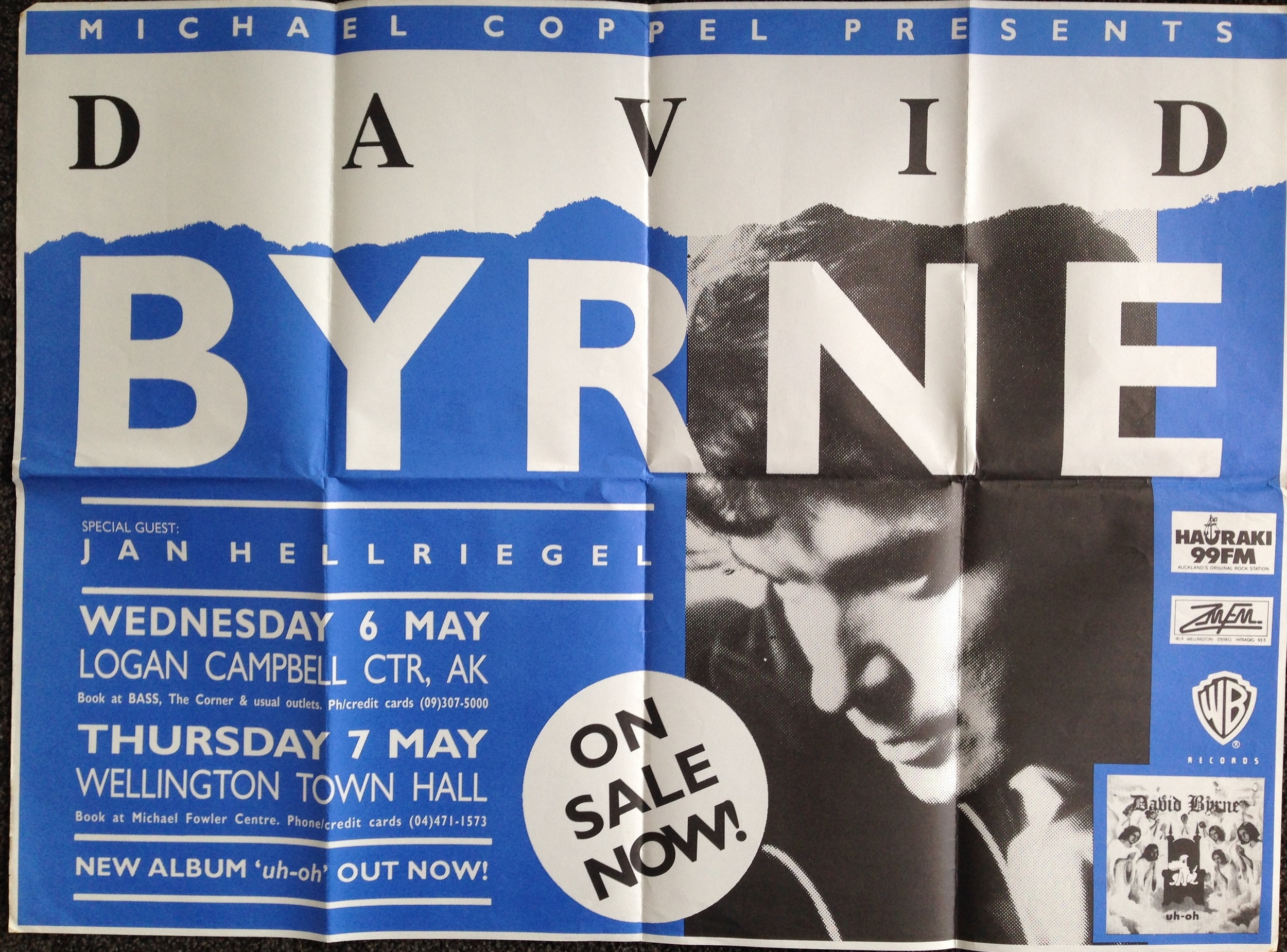 David Byrne Poster - 1992