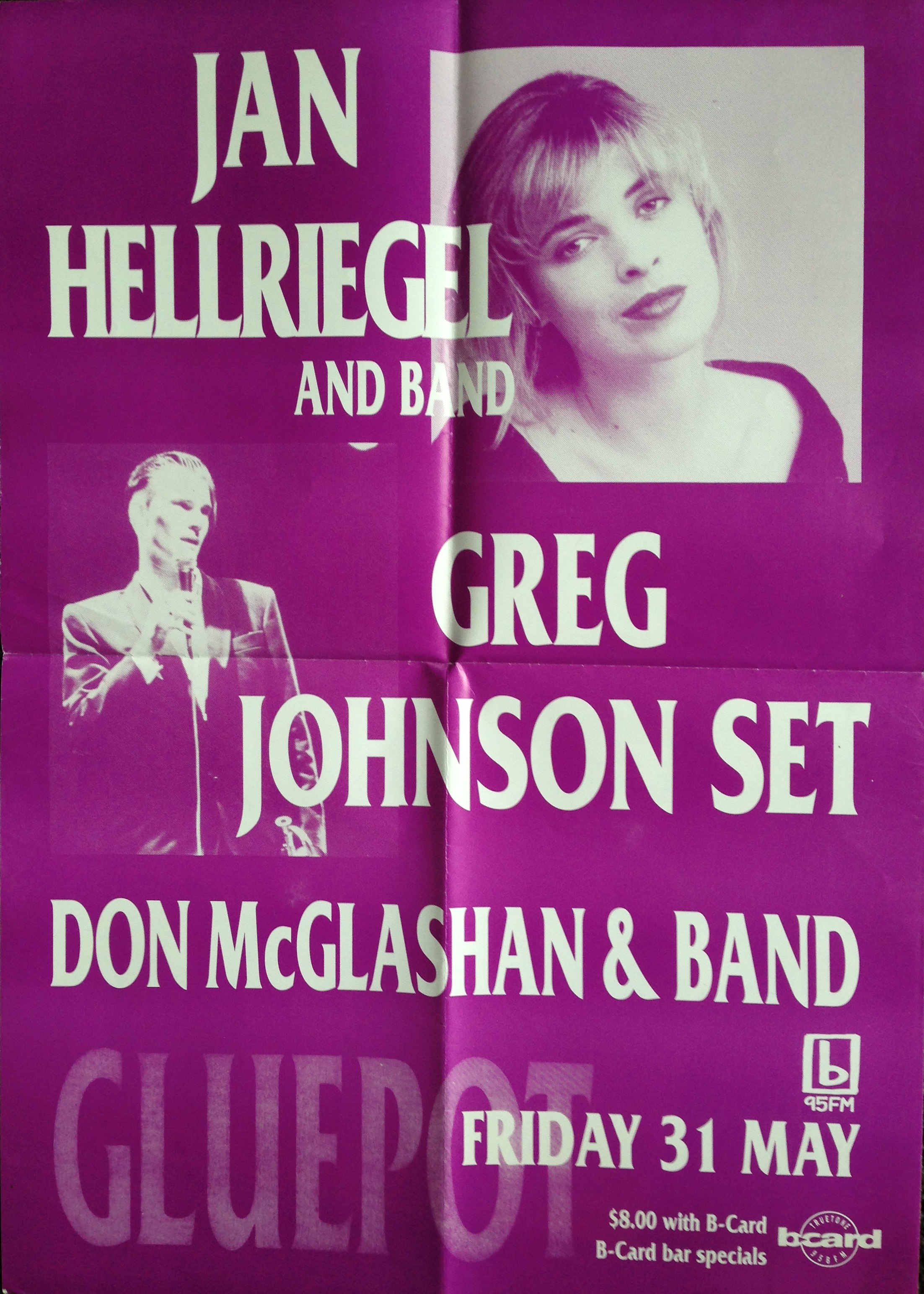 Gluepot Poster - 1990