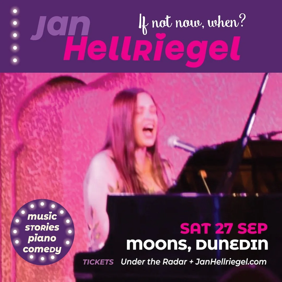 🎉 OK - so it's been a minute. A long minute... but finally I have secured a gig in Dunedin. This place is where it all started for me. My creative genesis. And I am so excited to finally get back there.
If you know anyone in Dunners who might be in