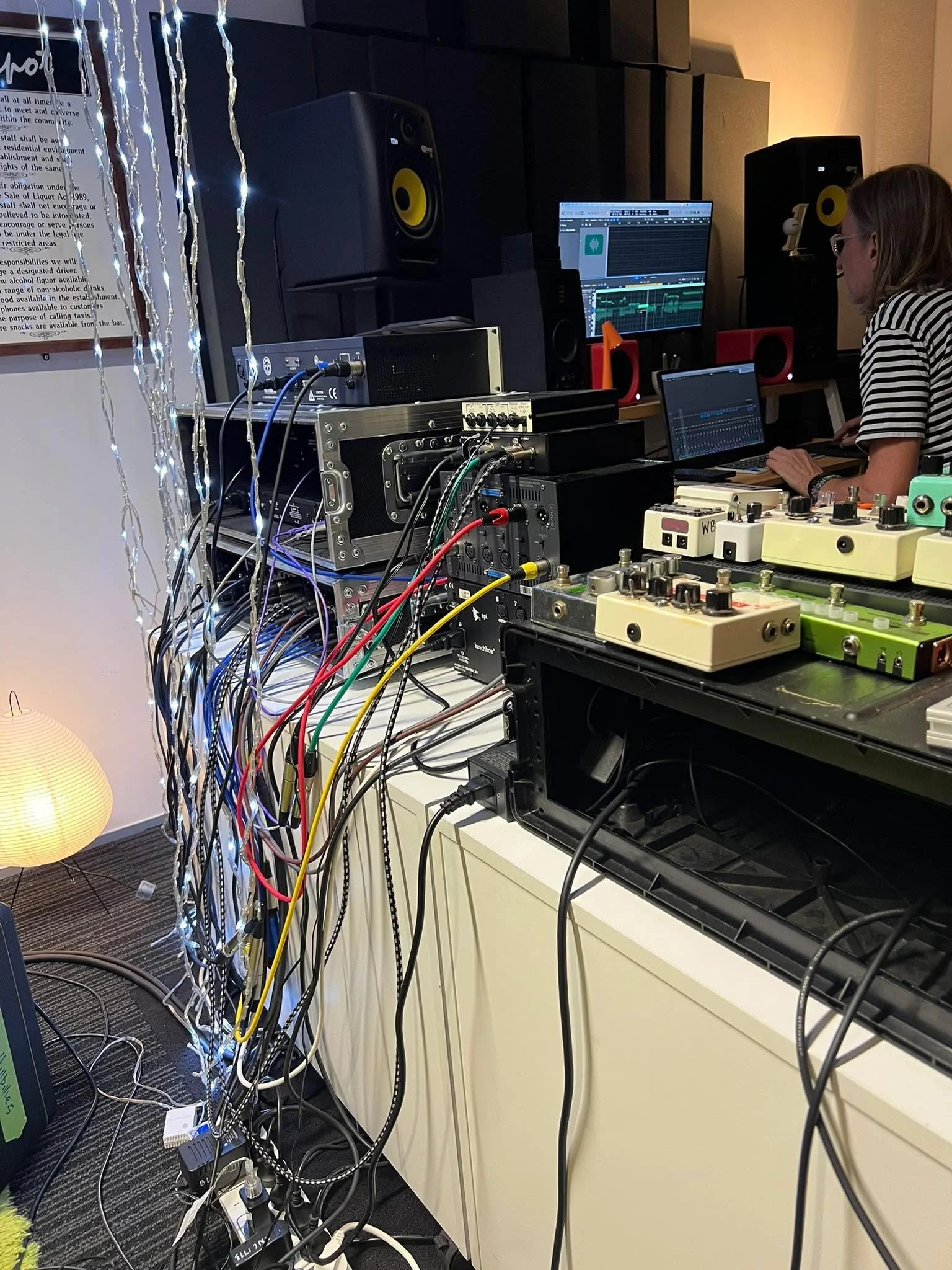 🎼When I am in the studio I feel I can do anything&hellip; thanksBellcurve StudiooWayne Belll &hellip; I am so fortunate&hellip; one step closer. #muse 🎼🎵🎤🎧🎶 and thanksJordan Stevensonn for the magic dust&hellip;