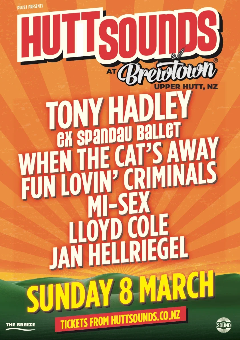 Jan Hellriegel  joins the lineup - Hutt Sounds - 8 March 2026