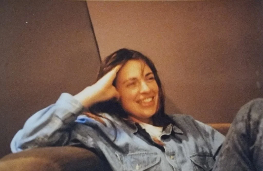 A muso mate just sent me a photo from a recording studio session in the &lsquo;90s and, weirdly, I&rsquo;m wearing the same ensemble right now. 😂

Double denim. 👖👕

Anyone else doing the double denim? 😄