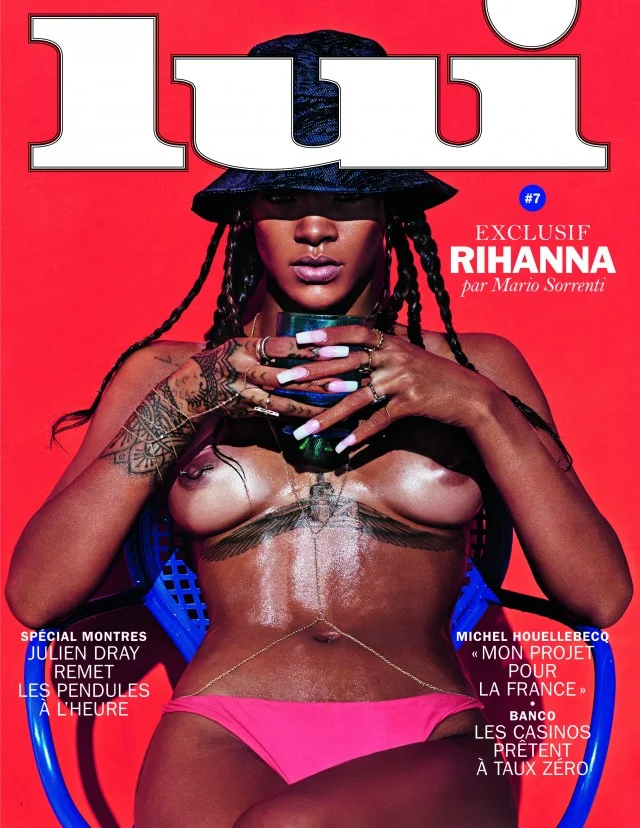 Rihanna for Lui Magazine - a work of front cover art?