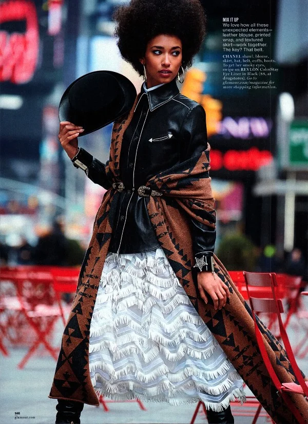 EDITORIAL: French Model Anais Mali for Glamour USA