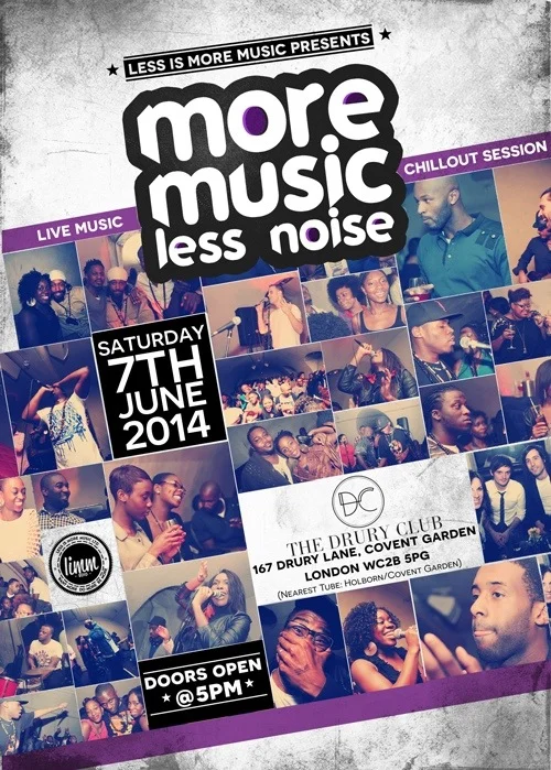Free tickets to More Music Less Noise music showcase