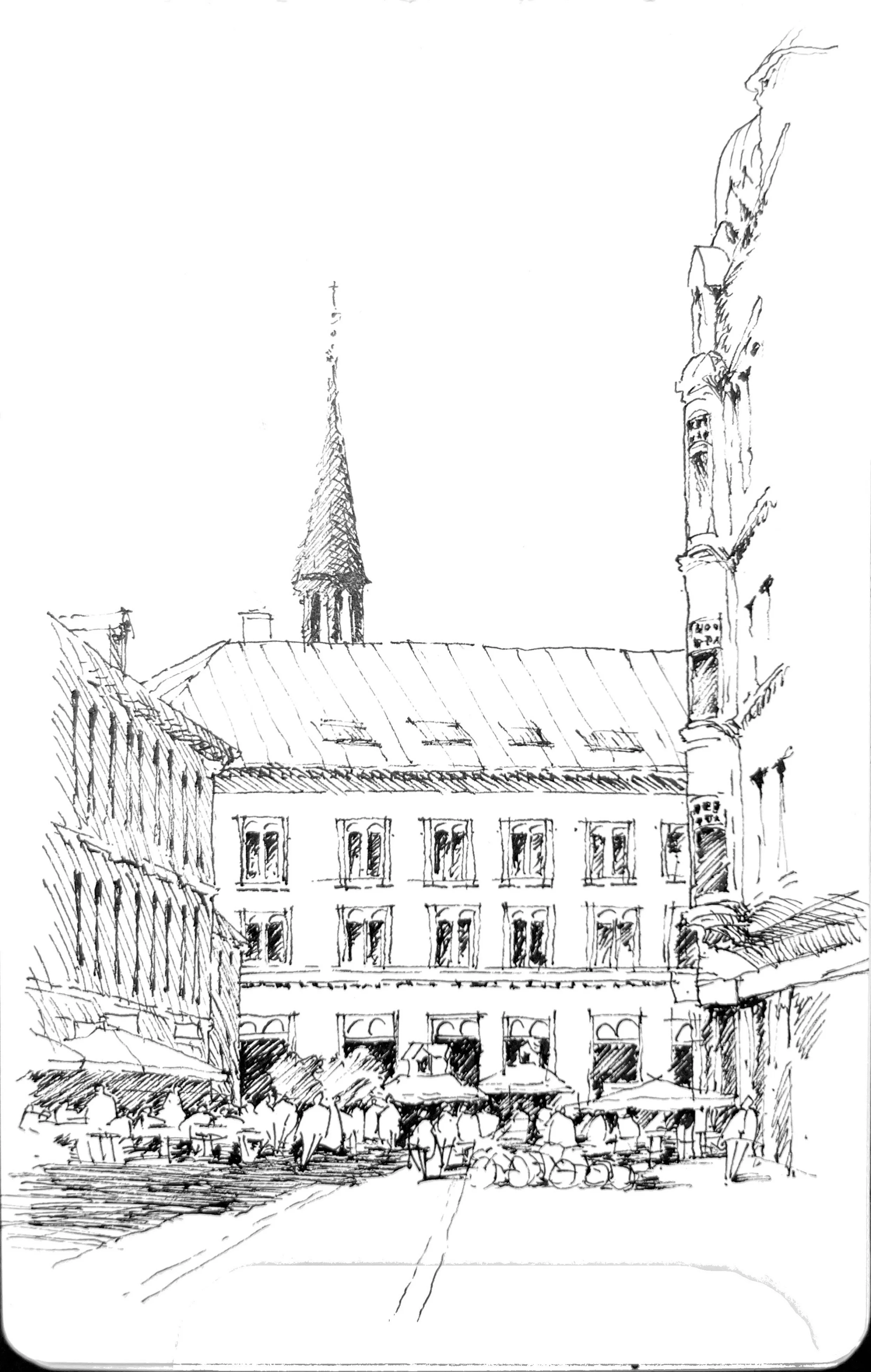 Peer Ink Sketching Led by David Van Galen