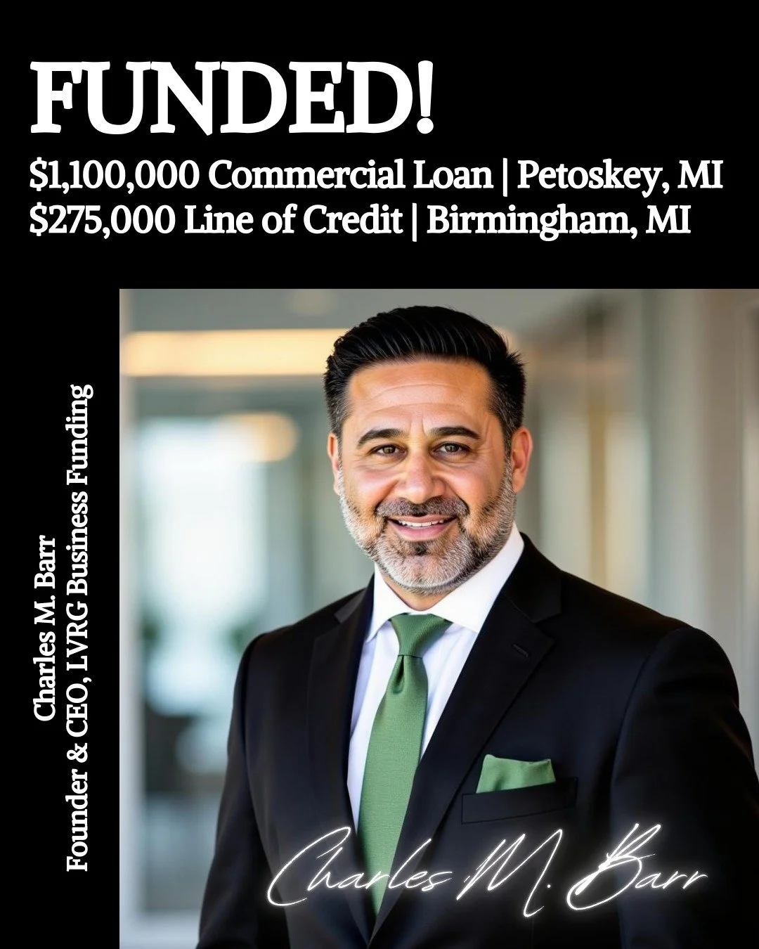 Closing out February strong.

Two more Michigan businesses funded this week.

Deal No.1 &mdash; $1,100,000 Commercial Building Purchase | Petoskey, MI
A Michigan business securing their space and their future. Ownership over rent. Equity over uncerta