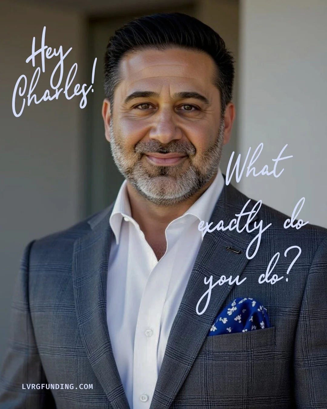 Very simply &mdash; I finance established businesses and big buildings.

I'm Charles Barr, founder of LVRG &mdash; Michigan's go-to commercial lending and business financing company. For 20 years we have done what banks simply can't &mdash; delivered