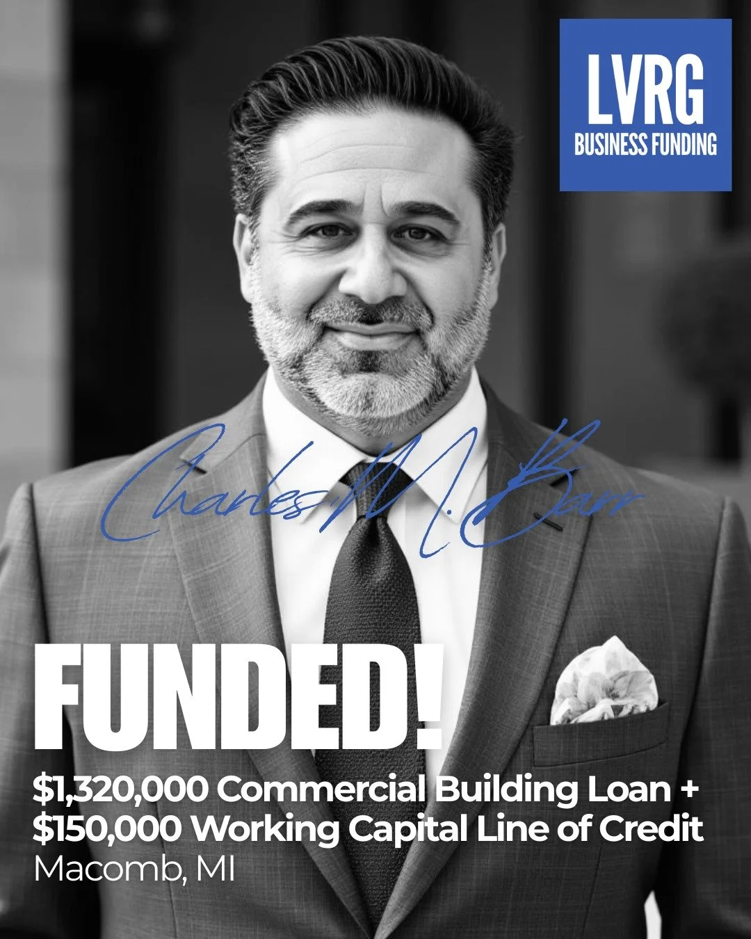 CLOSED. $1,320,000 Commercial Building Loan + $150,000 Working Capital Line of Credit | Macomb, MI

Some deals are just different.

A few years ago these clients were fabricating metal parts out of their garage. They outgrew the garage and moved into