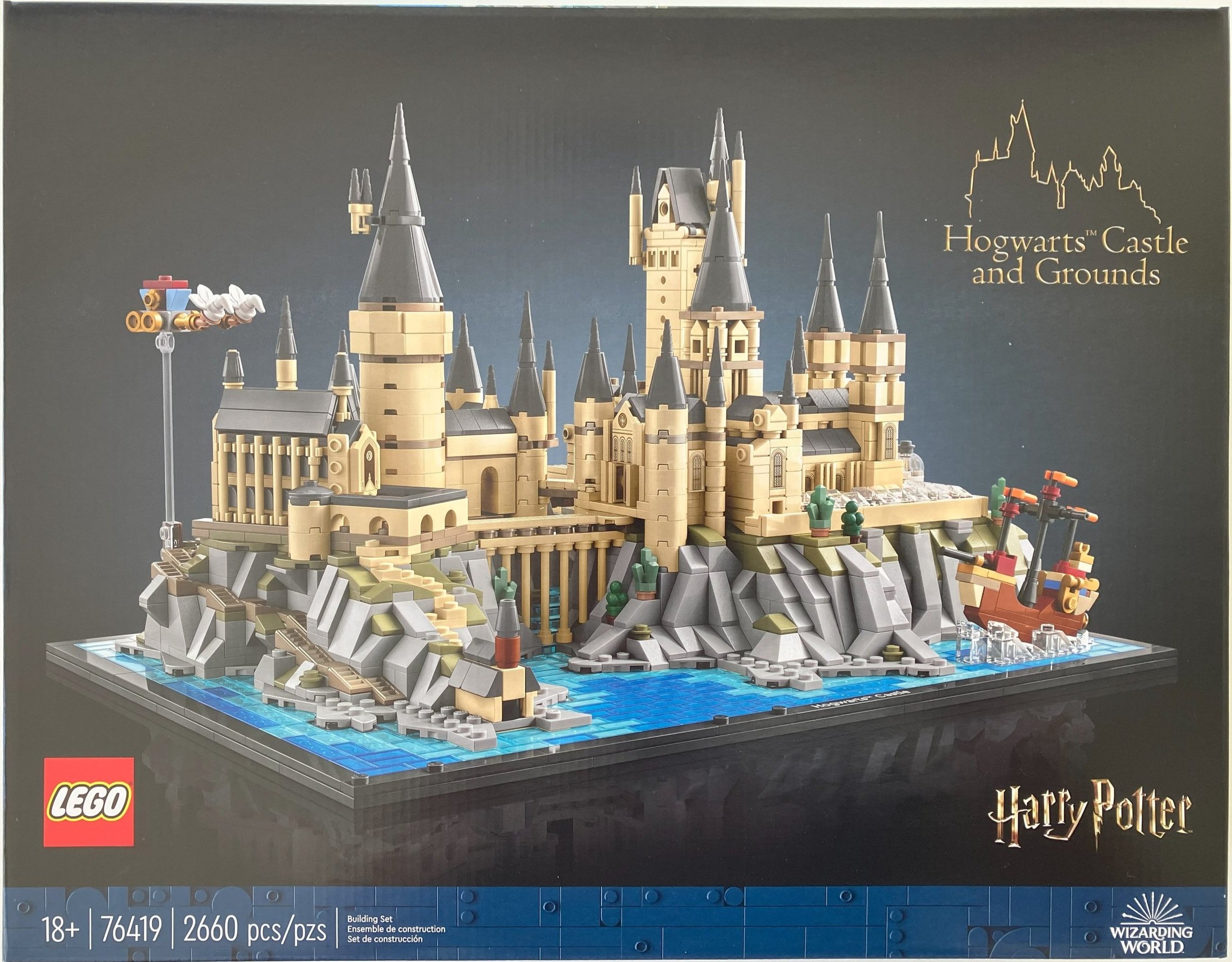 LEGO Harry Potter 76419 Hogwarts Castle and Grounds Speed Build Review 