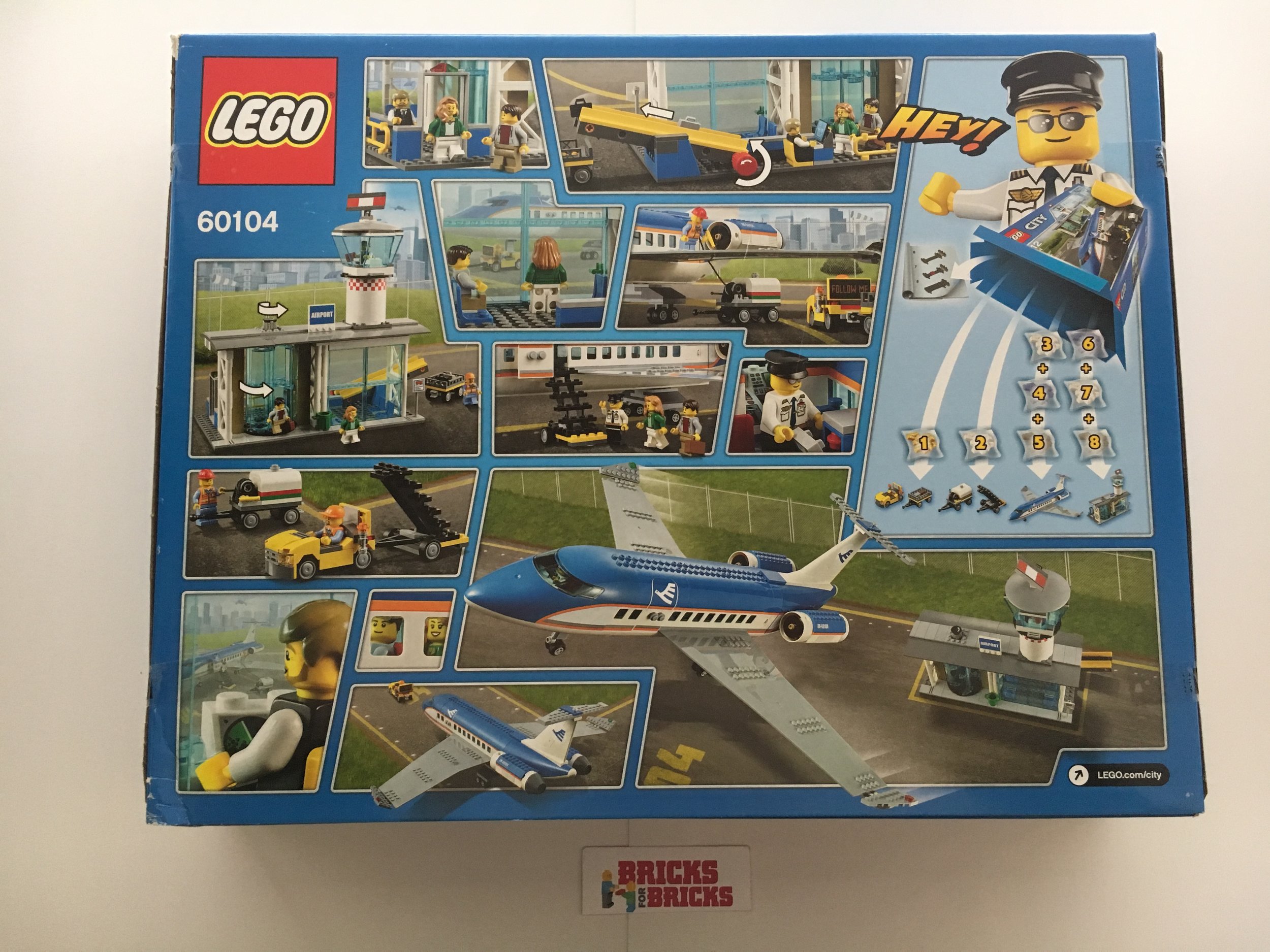 heroin lærebog uddanne Set Review - Airport Passenger Terminal #60104 - LEGO CITY — Bricks for  Bricks
