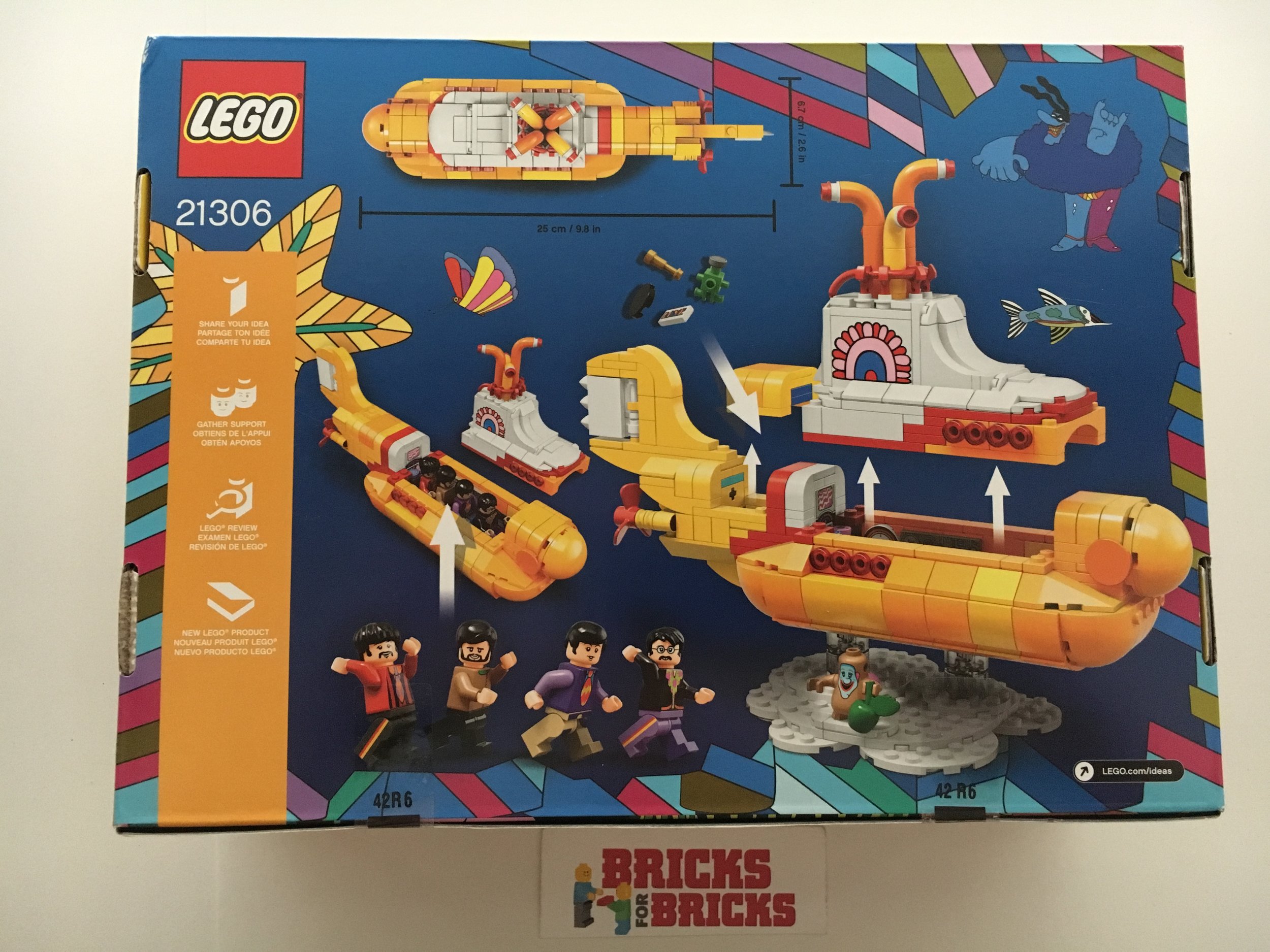 I tide Ferie Booth Set Review - The Beatles Yellow Submarine - #21306 - LEGO Ideas — Bricks  for Bricks