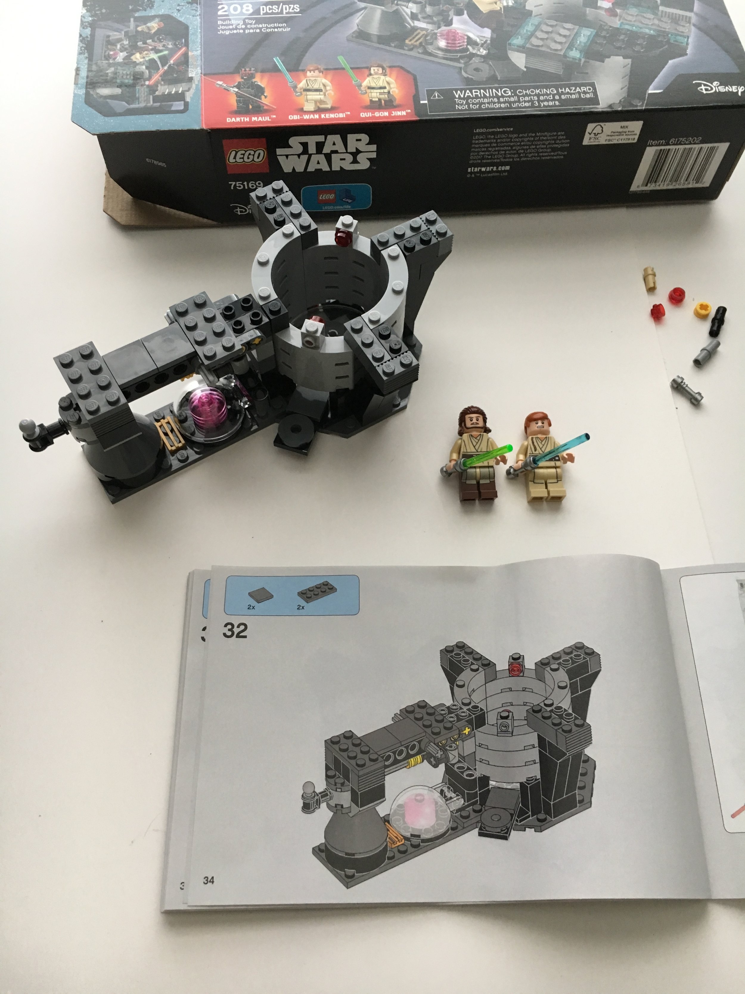 LEGO Star Wars 75169 Duel On Naboo STICKER SHEET