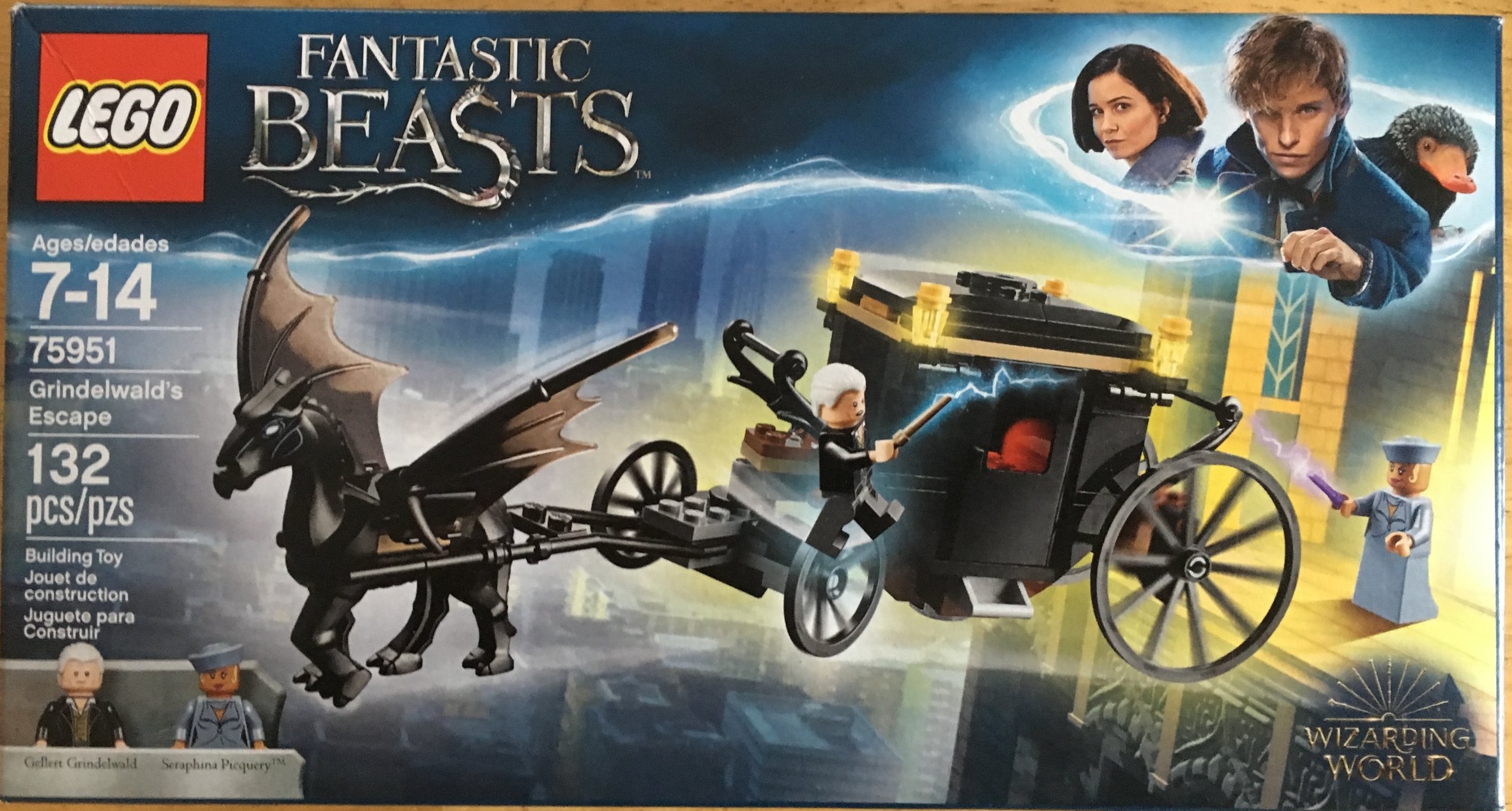 Lego 75951 Fantastic Beasts Harry Potter Grindelward's Escape Set New In A Box 