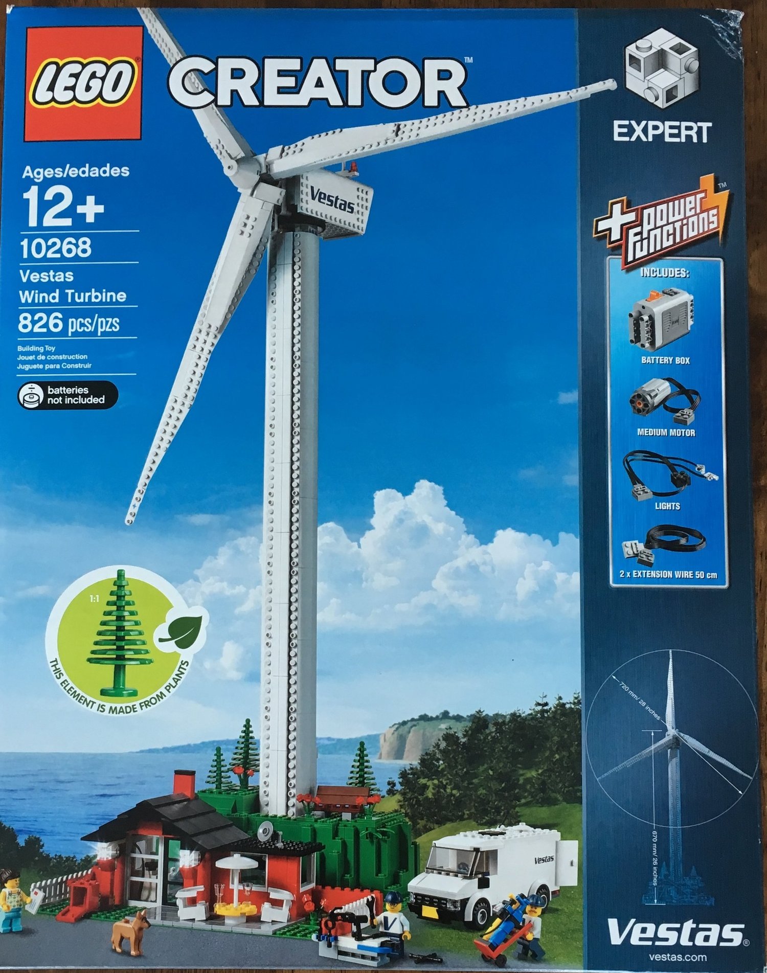 foretage drivende pumpe Set Review - #10268-1 - Vestas Wind Turbine - Creator Expert — Bricks for  Bricks