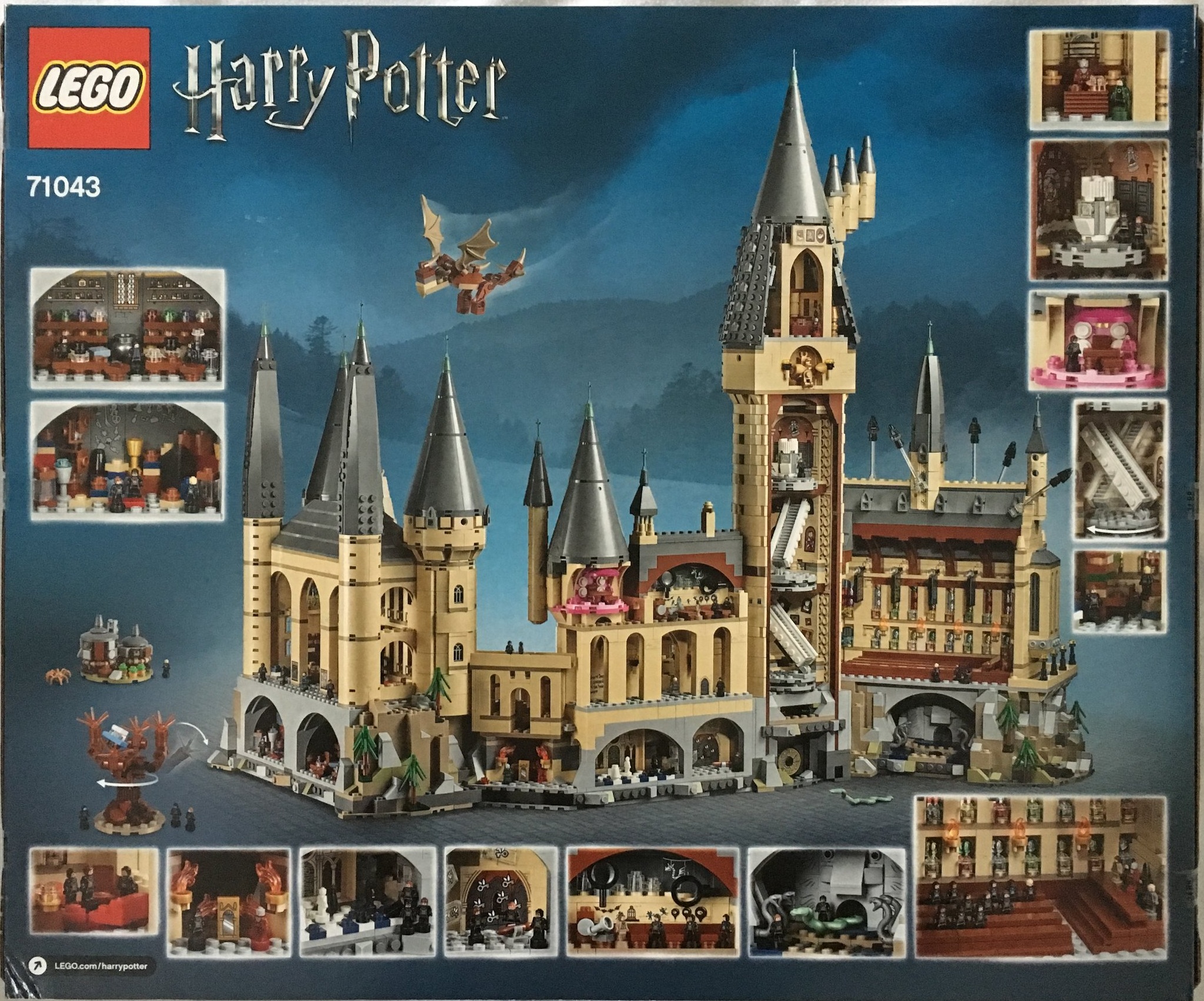 LEGO Harry Potter 2018 Hogwarts Castle 71043 In-Depth Review! 