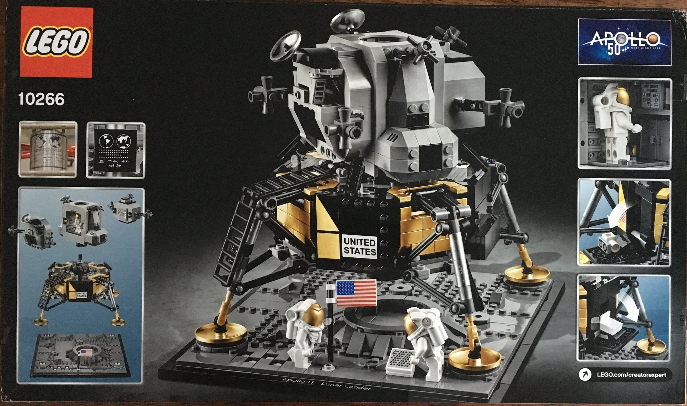 Kæreste springe Tilladelse Set Review - #10266-1: NASA Apollo 11 Lunar Lander - Creator Expert —  Bricks for Bricks