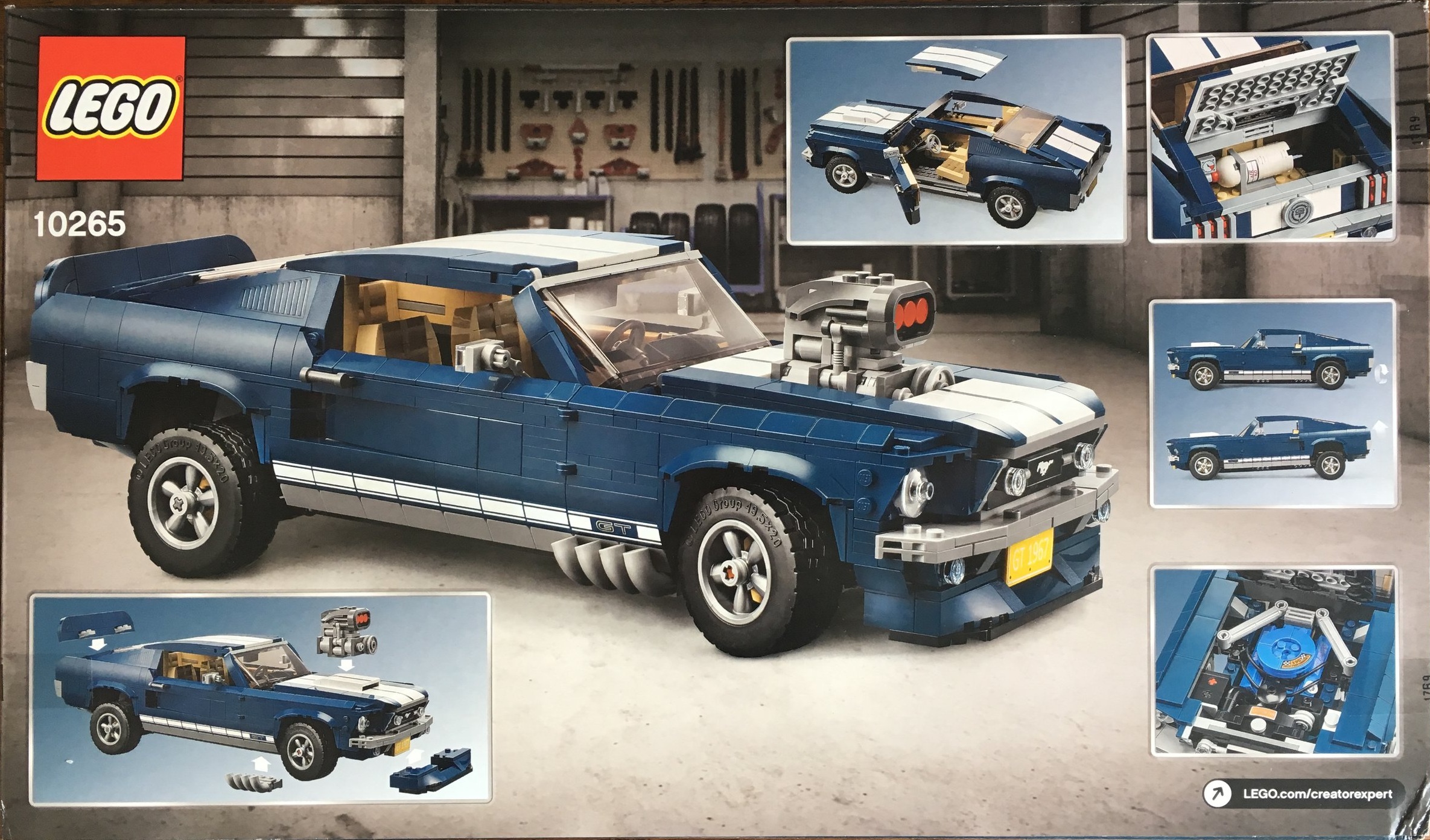 Eight of the nicest details in the Lego Ford Mustang GT