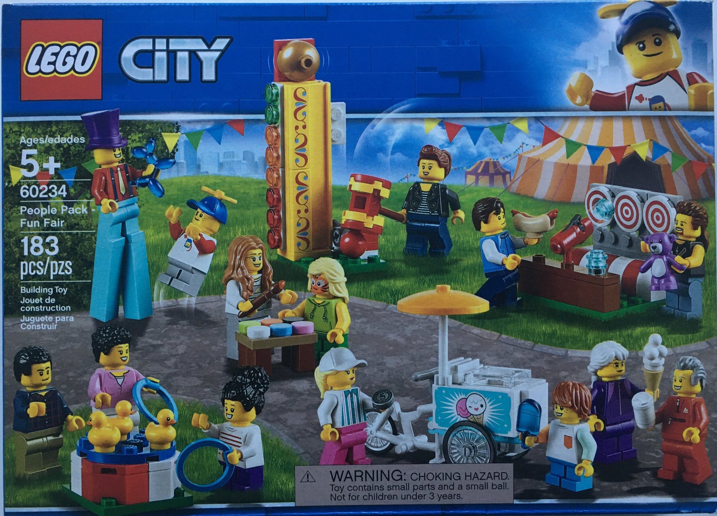 Lego 60234 City people pack fun fair Grandmother With Purple Suit MiniFigure NEW
