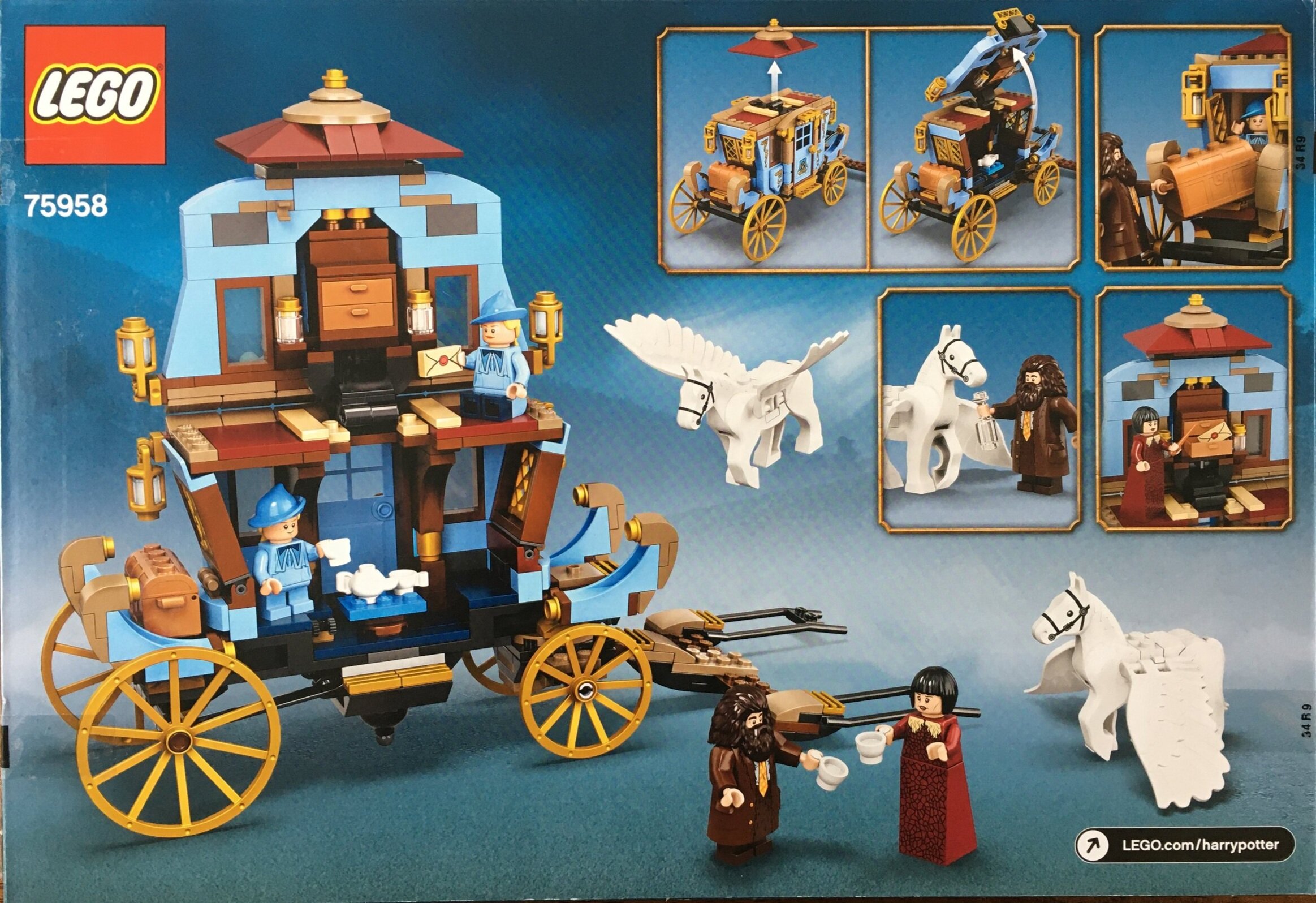 pad Berolige Peck Set Review - #75958-1: Beauxbatons' Carriage: Arrival at Hogwarts™ - The  Wizarding World - Harry Potter — Bricks for Bricks