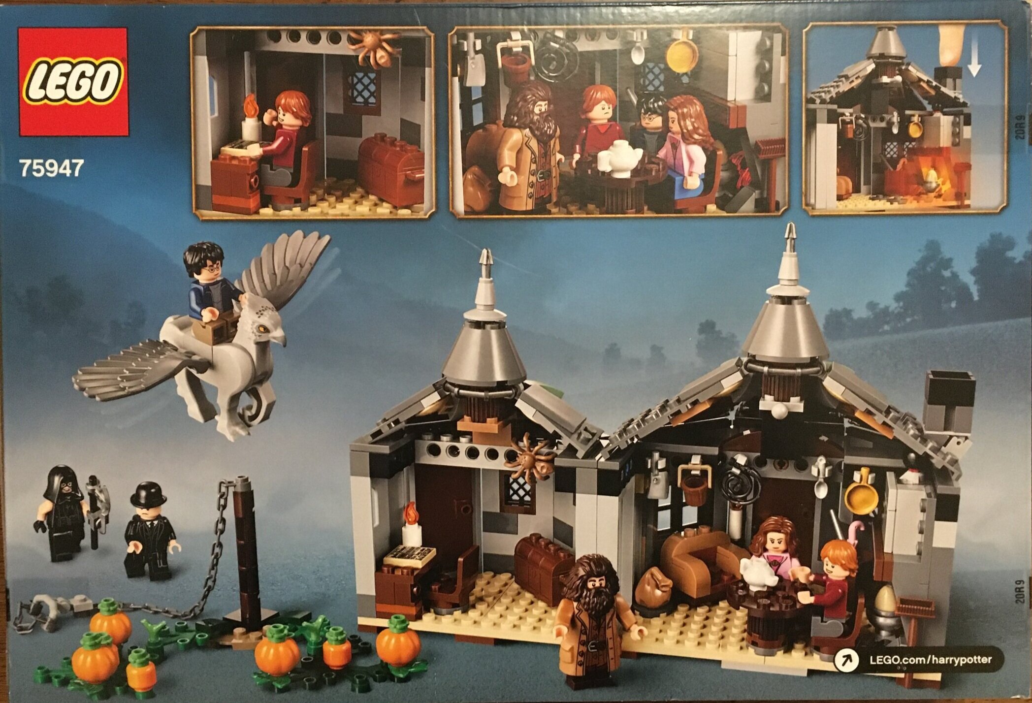 new LEGO Sticker Sheet for Hagrid's Hut Buckbeak's Rescue set # 75947 