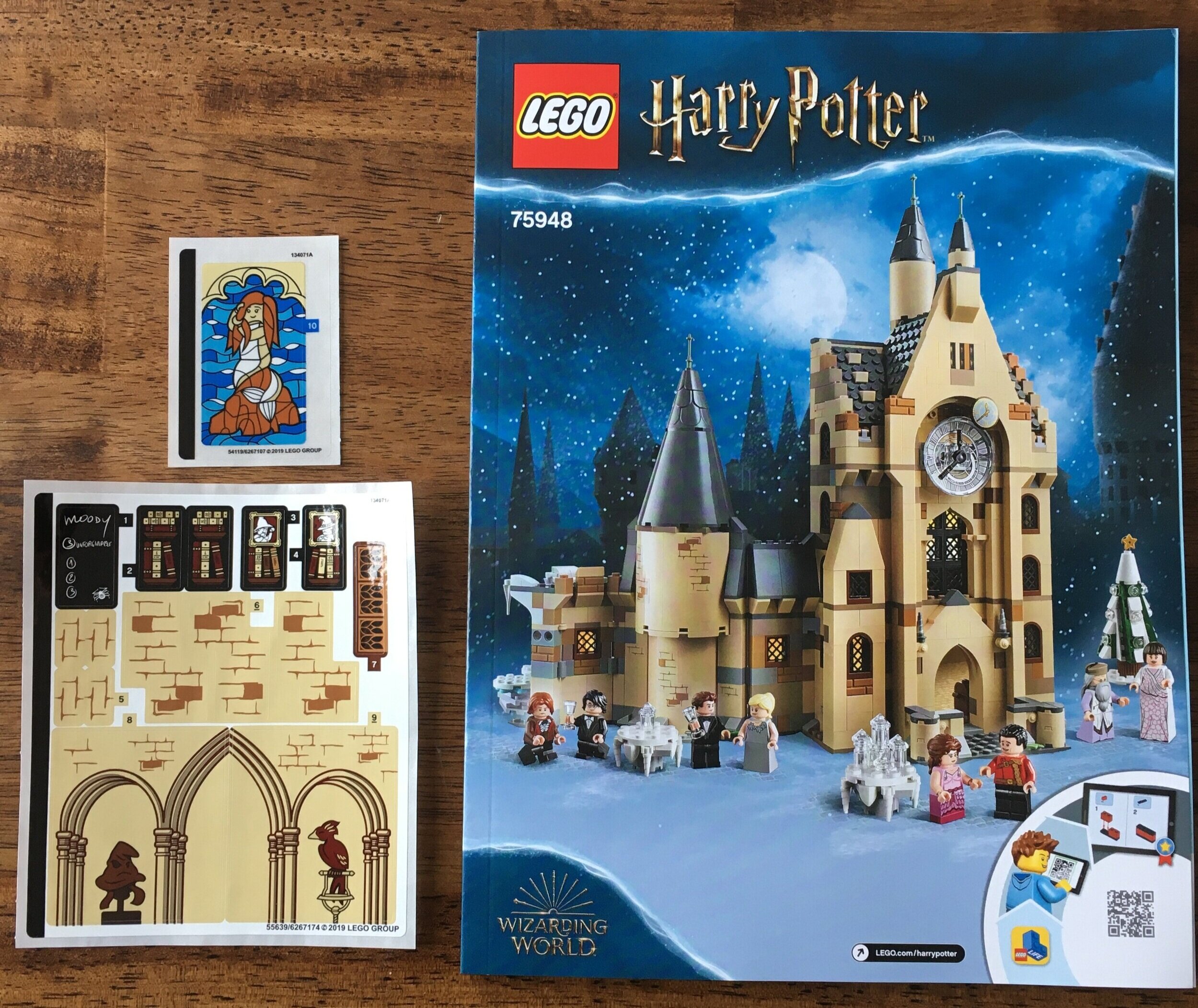 LEGO Harry Potter and The Goblet of Fire Hogwarts Castle Clock Tower 75948  Playset 