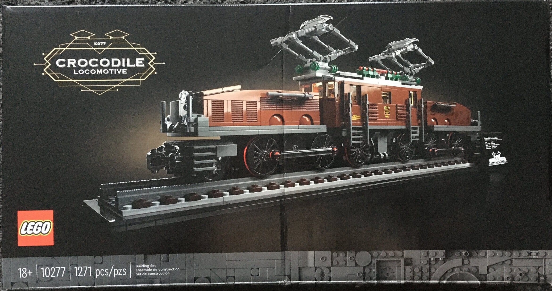 Set #10277-1: Crocodile Locomotive - 18+ — Bricks Bricks