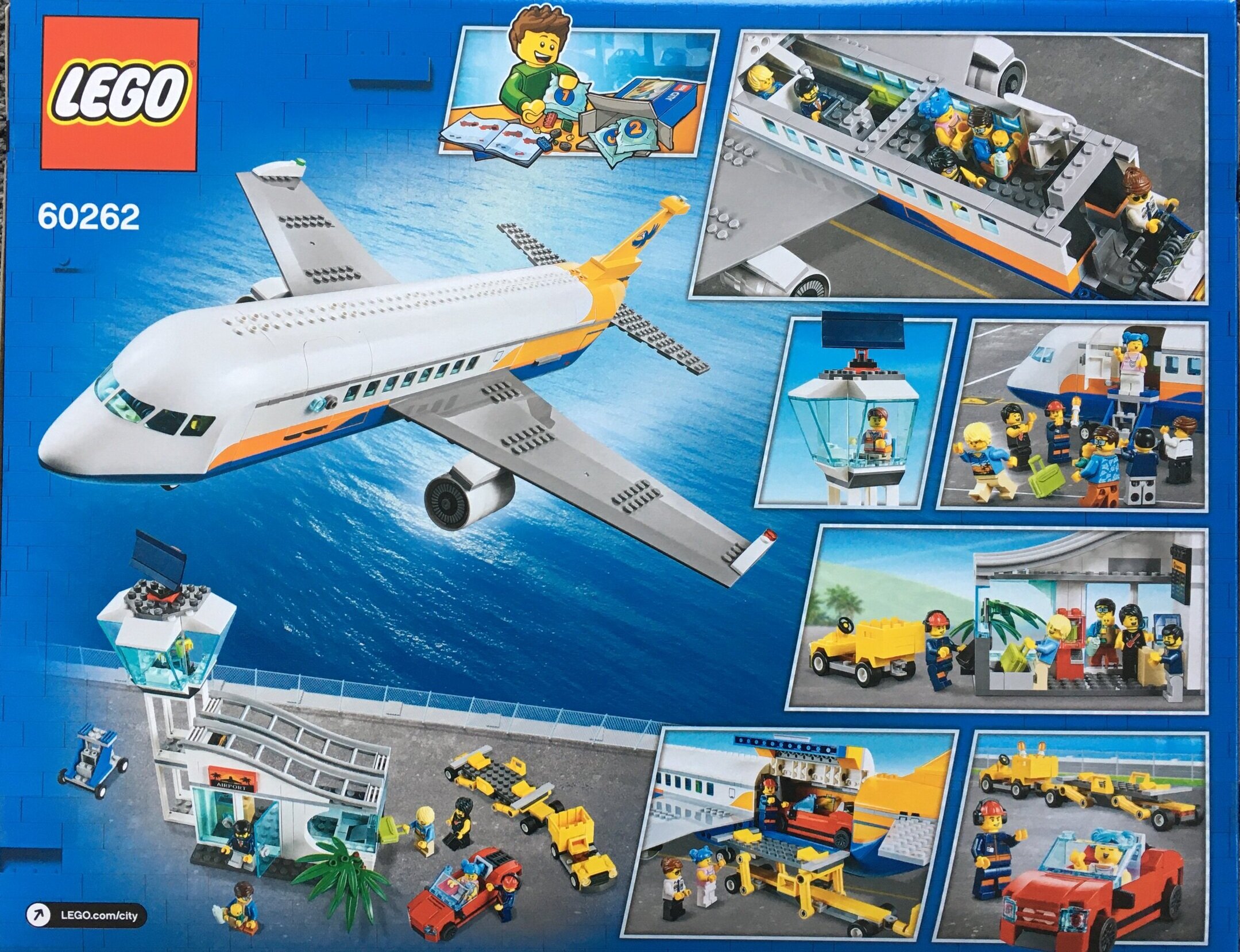 lego passenger plane 60262