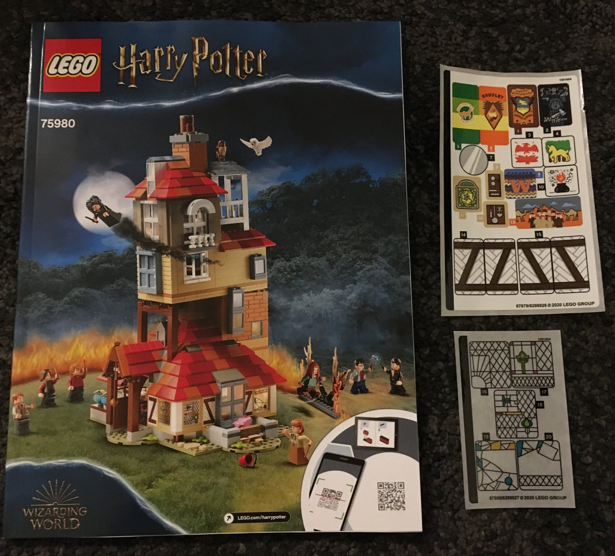  LEGO Harry Potter Attack on The Burrow 75980 Building Kit :  Toys & Games