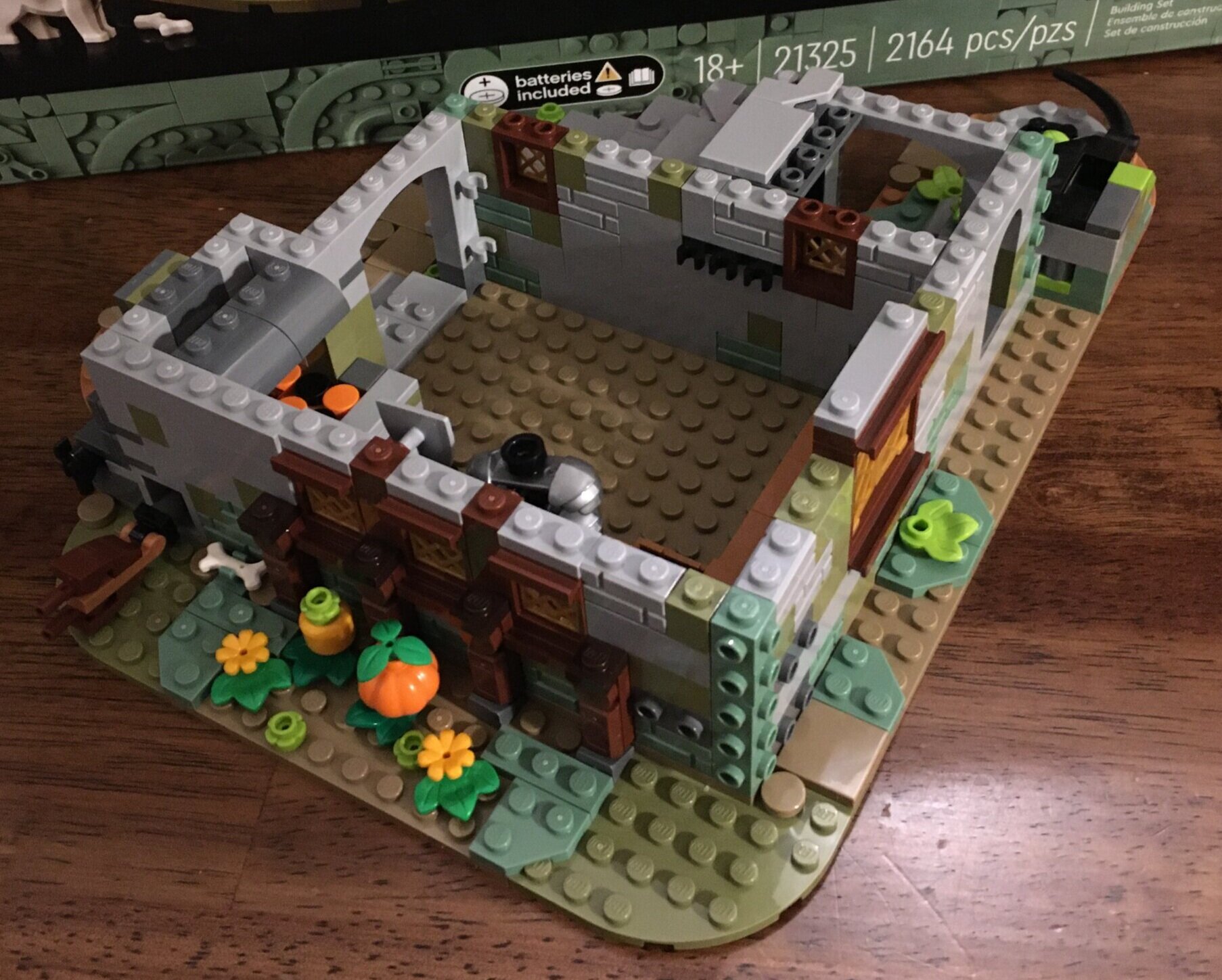 Lego Legos Set of  6  New 1x2 Fort Log Bricks BLACK 