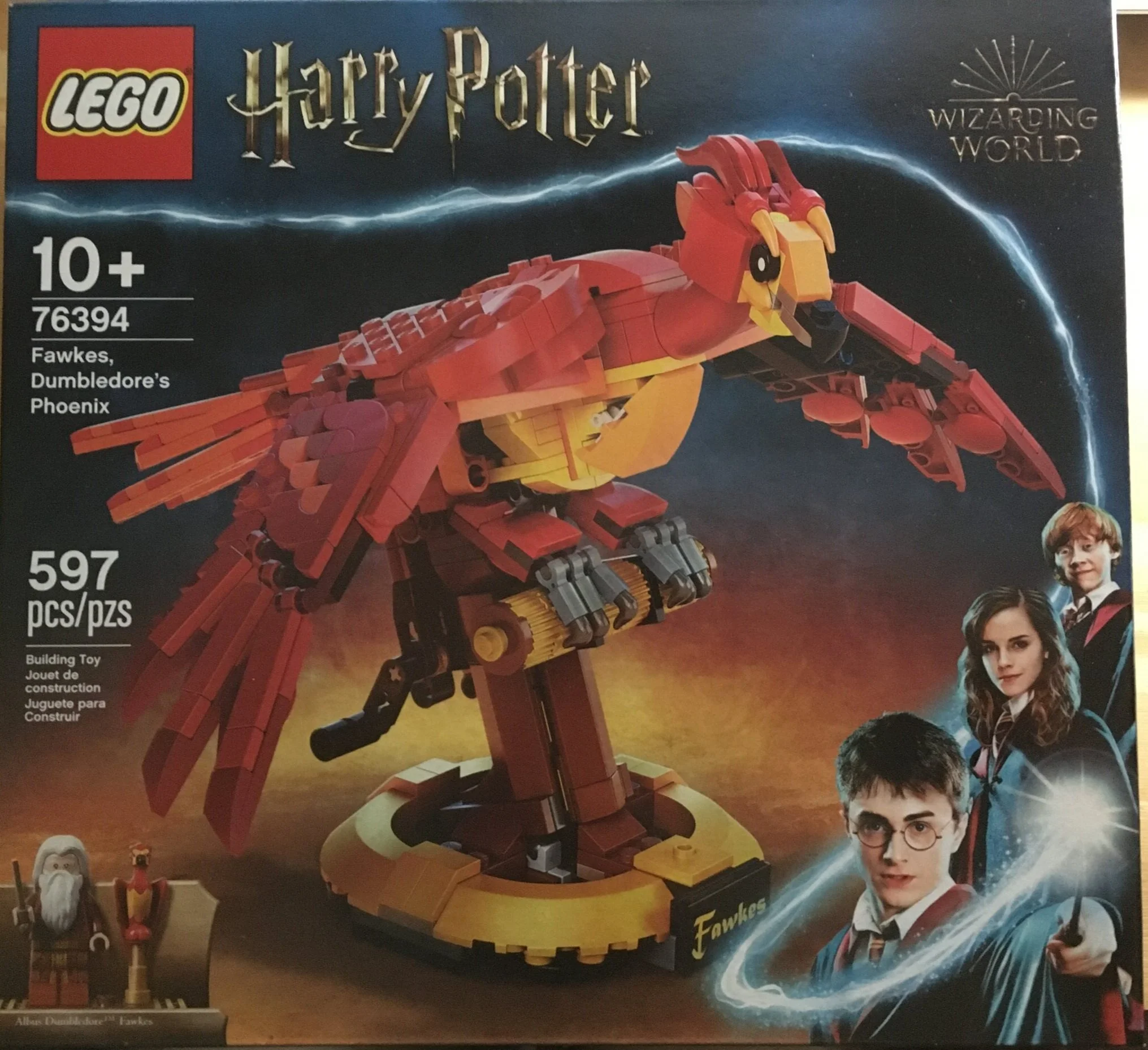 Set Review - #76394-1: Fawkes, Dumbledore's Phoenix - Harry Potter