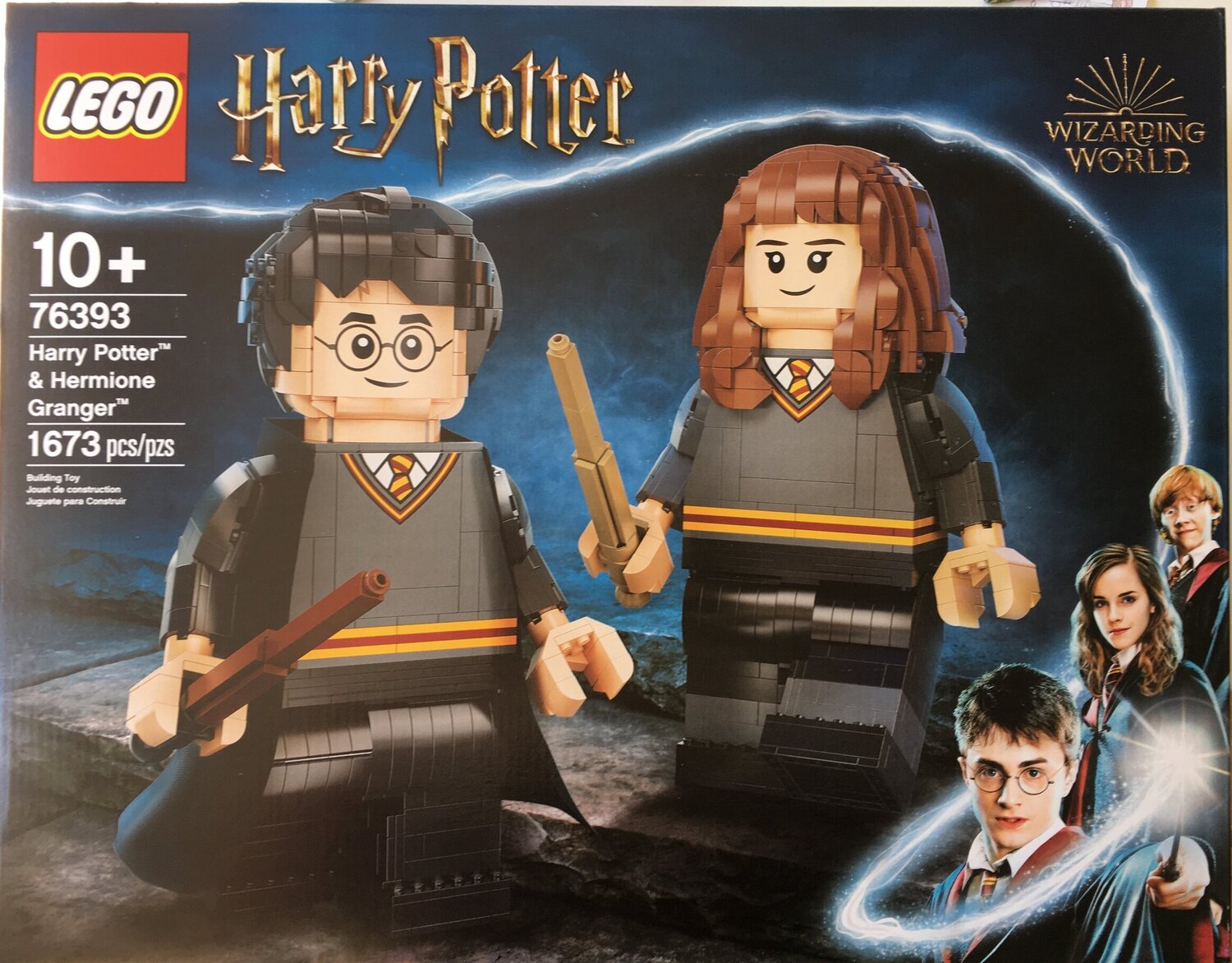 Harry Potter, Ron Weasley and Hermione Granger 3 pack - figurine