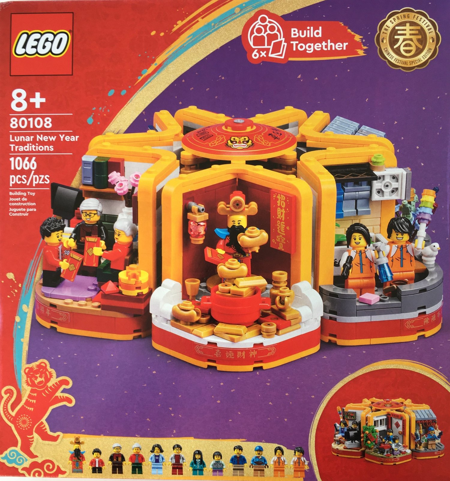 Lake Taupo alligevel cowboy Set Review - #80108-1: Lunar New Year Traditions - Chinese Festival Special  Edition — Bricks for Bricks