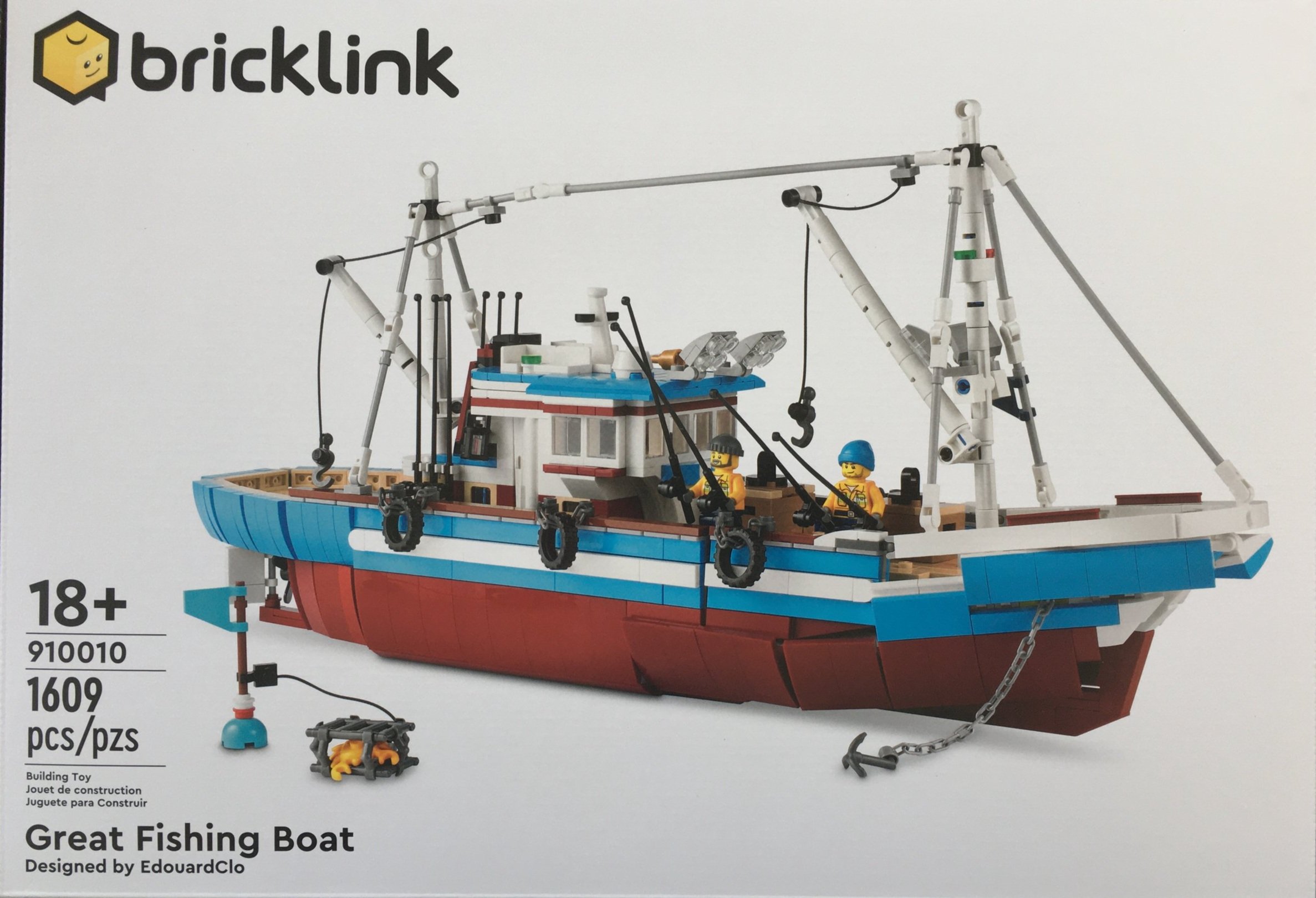 Set Review: #910010-1: Great Fishing Boat - Bricklink Designer Program —  Bricks for Bricks