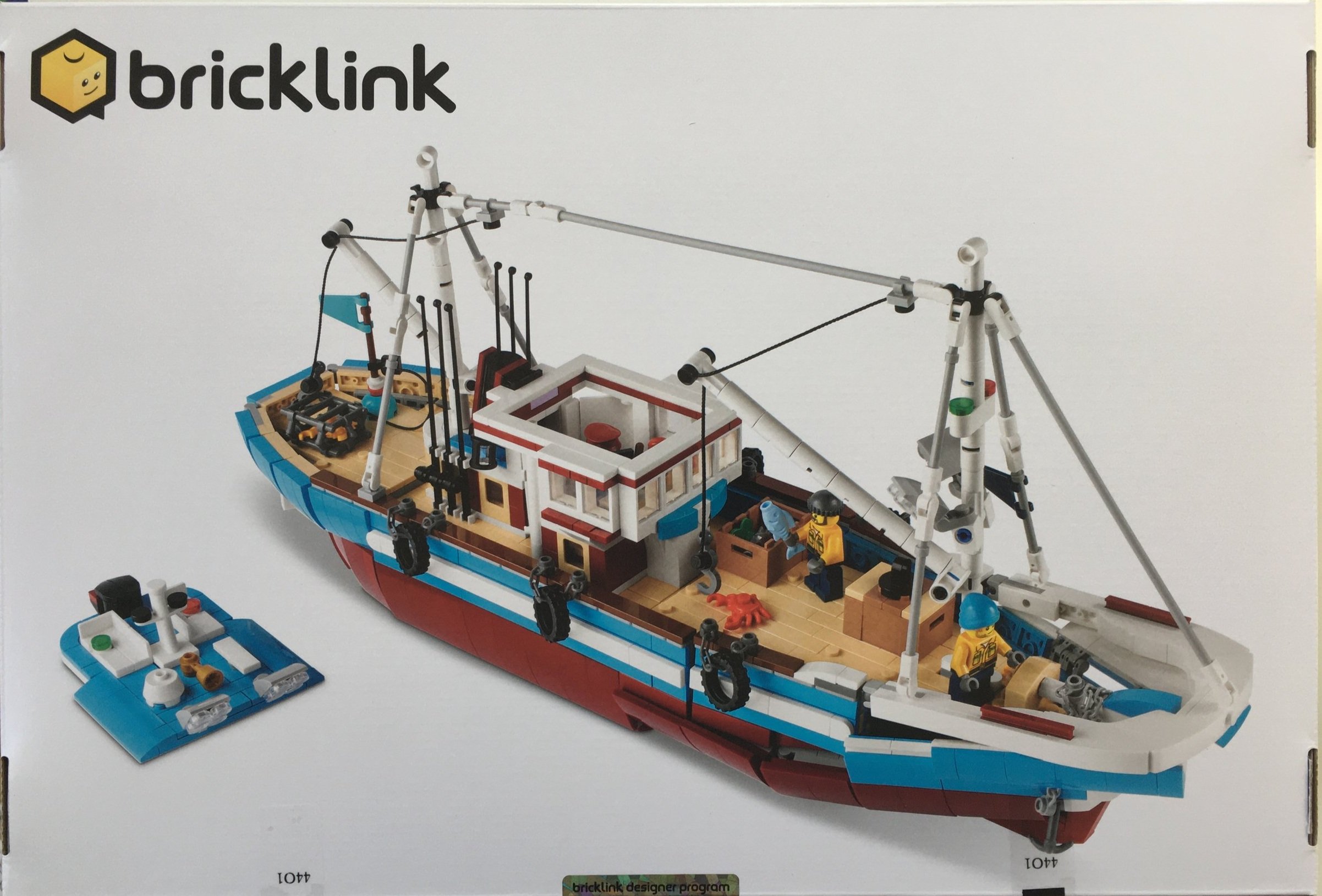 LEGO IDEAS Bricklink Designer Program 910010 Great Fishing Boat MISB