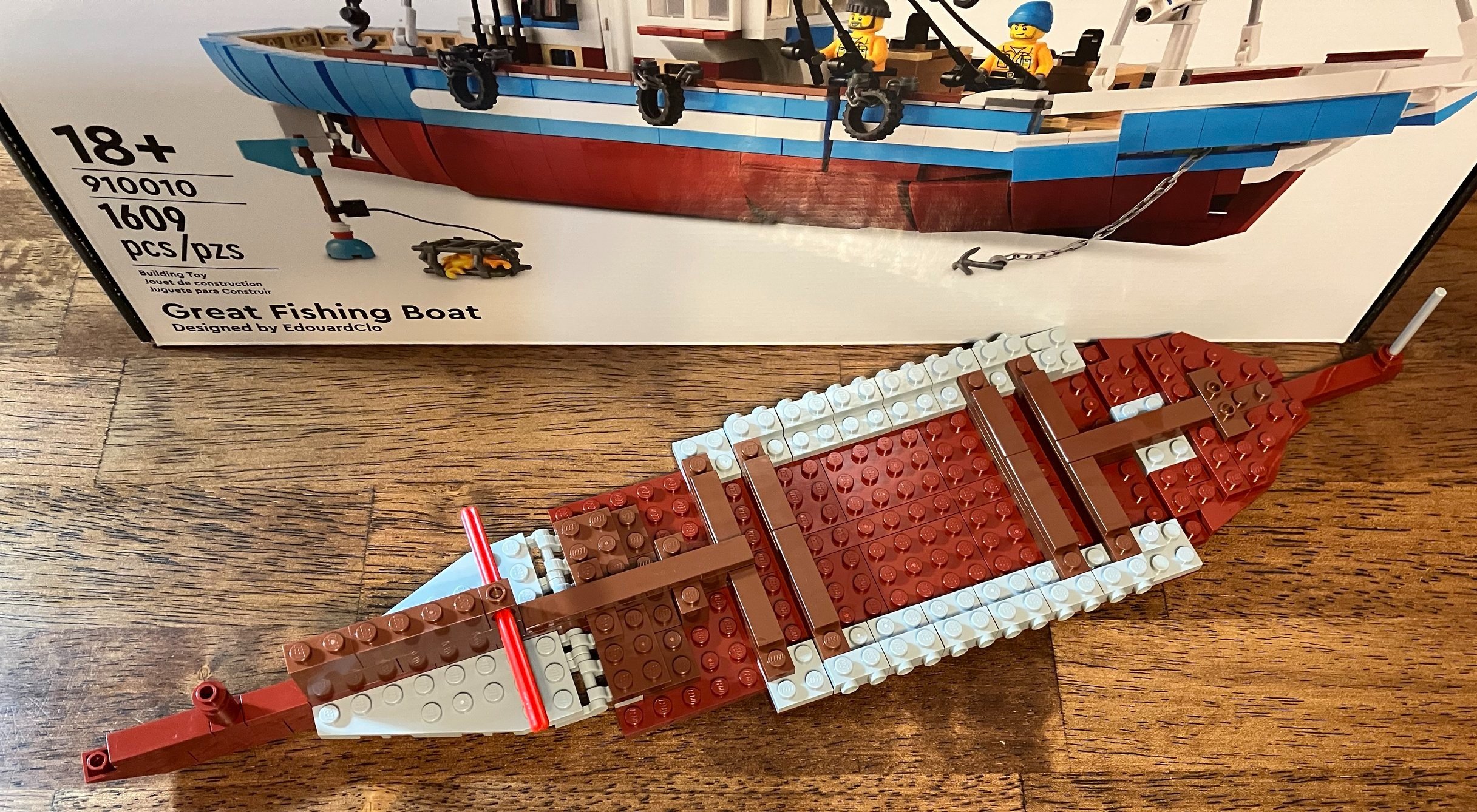Set Review: #910010-1: Great Fishing Boat - Bricklink Designer Program —  Bricks for Bricks