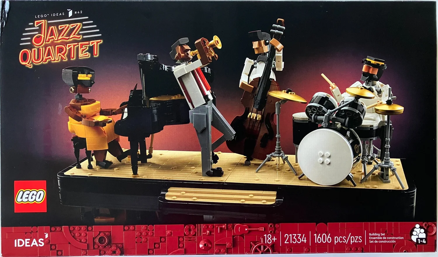Set Review - #21334-1: Jazz Quartet - Ideas (#42) — Bricks for Bricks