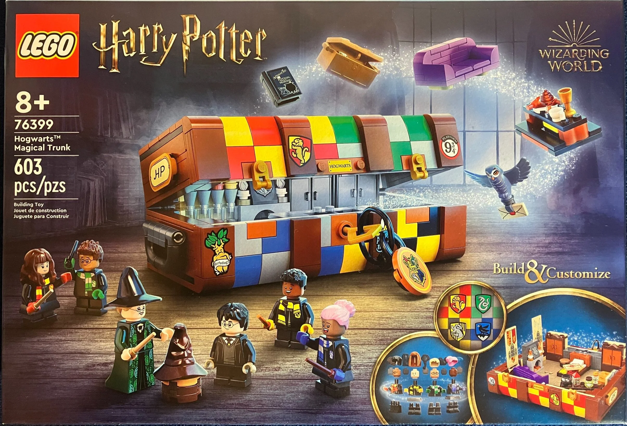 i'm here:tac:tac UN（I）FORM COAT Set Review - #76399-1: Hogwarts™ Magical Trunk — Bricks for