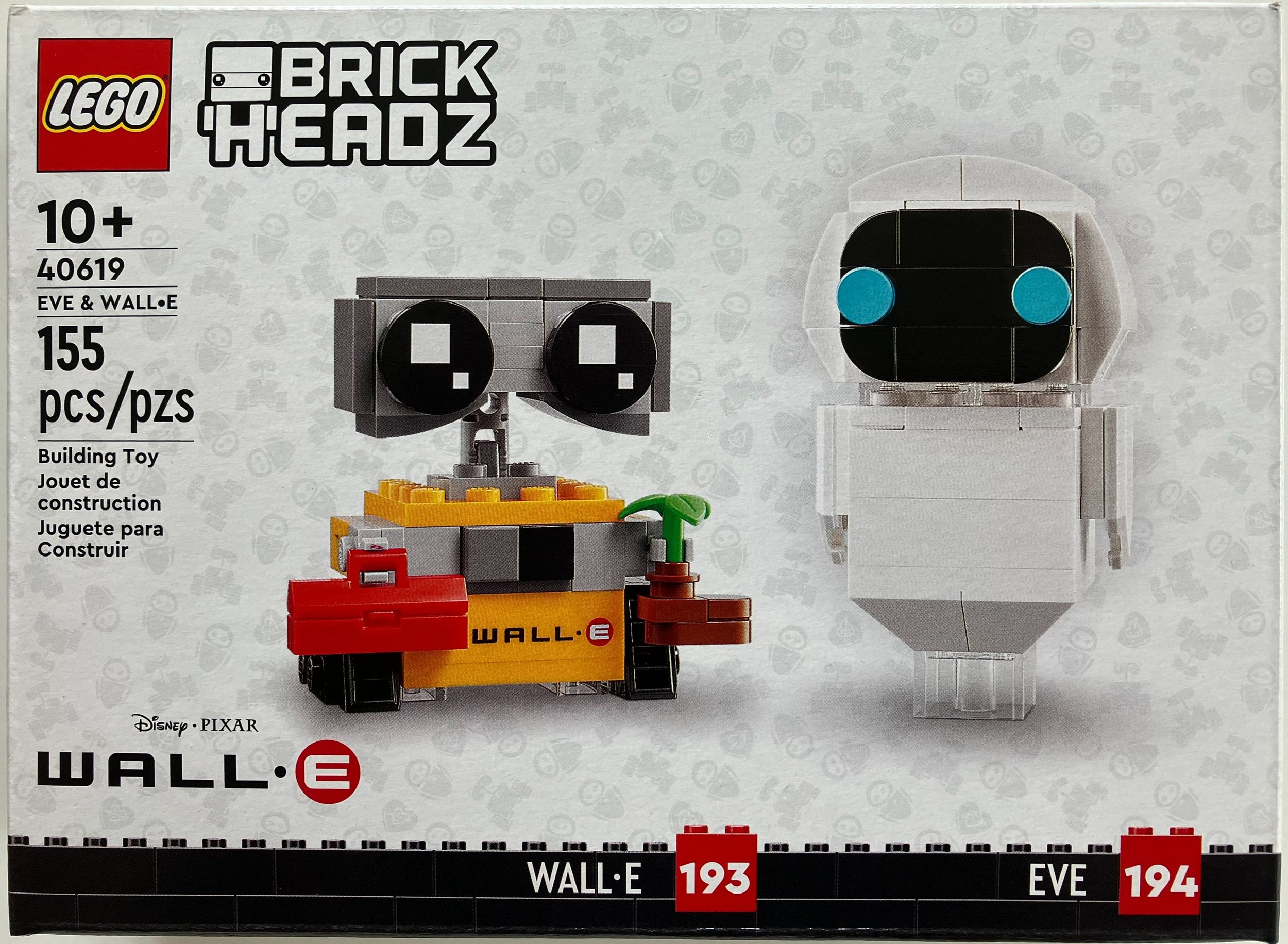 Set Review - #40619-1: EVE and WALL-E- Brickhead — Bricks for Bricks