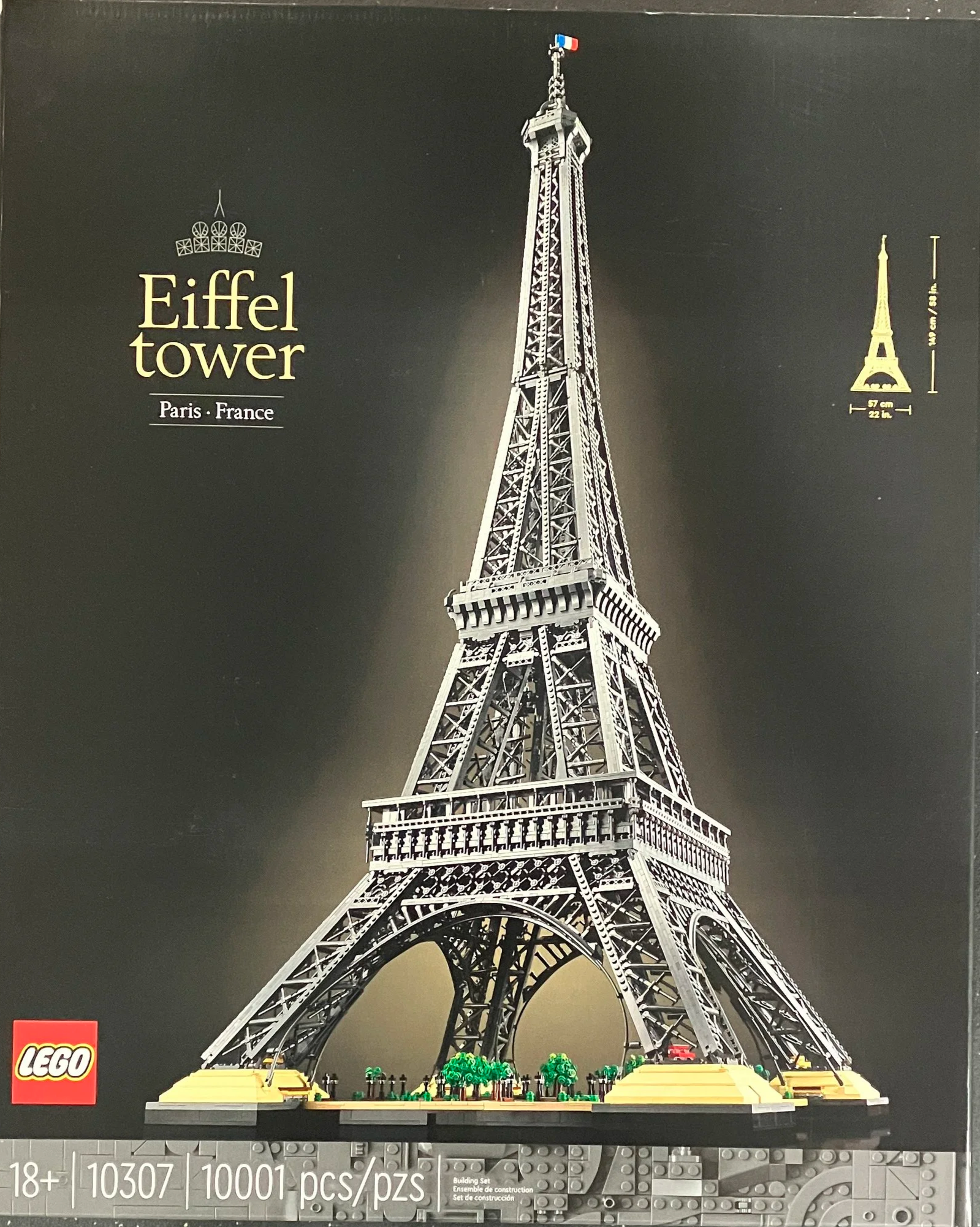 Set Review - #10307-1: Eiffel Tower - Icons (and a light kit!)