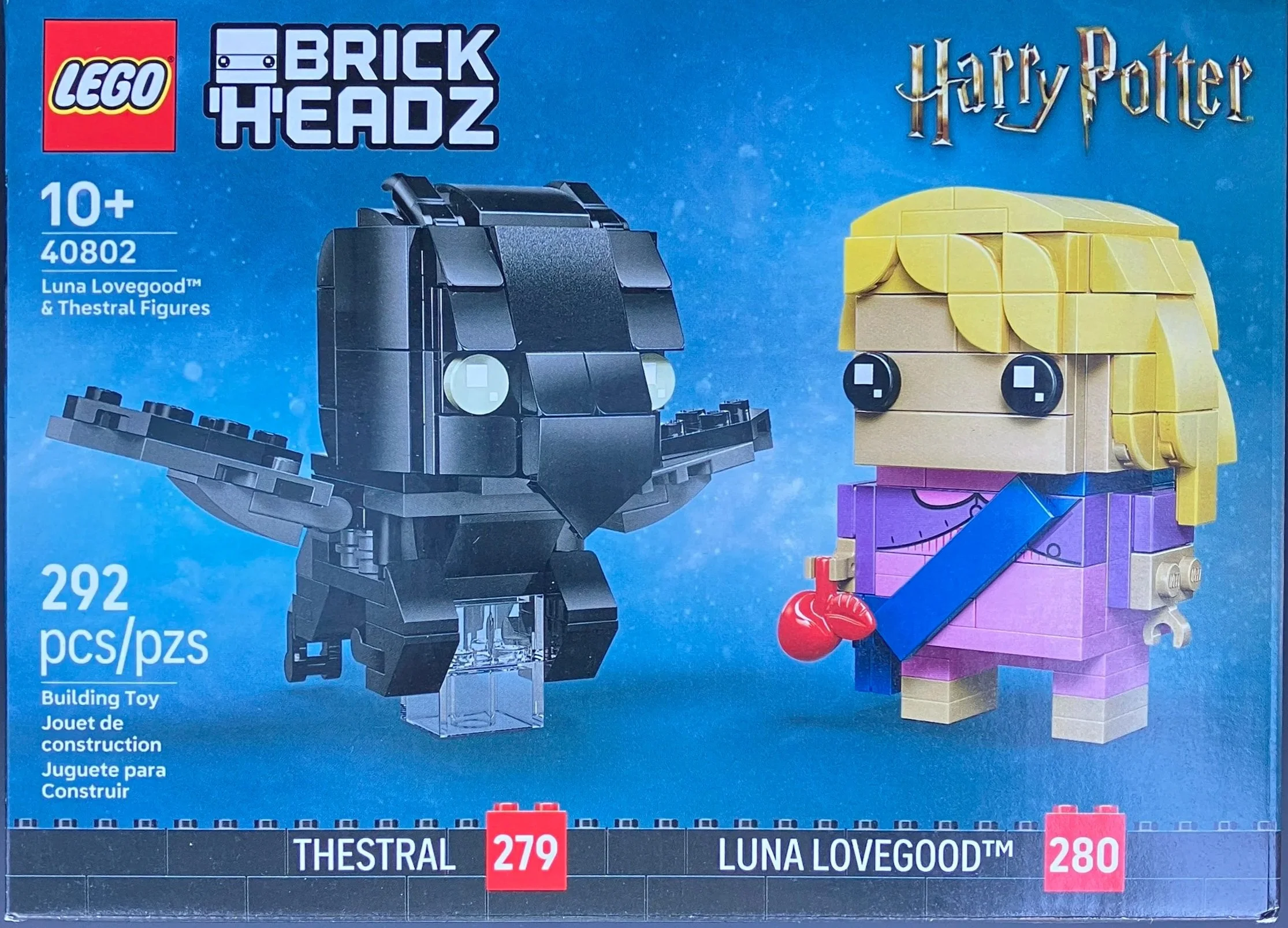 Set Review - #40802-1: Luna Lovegood &amp; Thestral Figures - Brickheadz