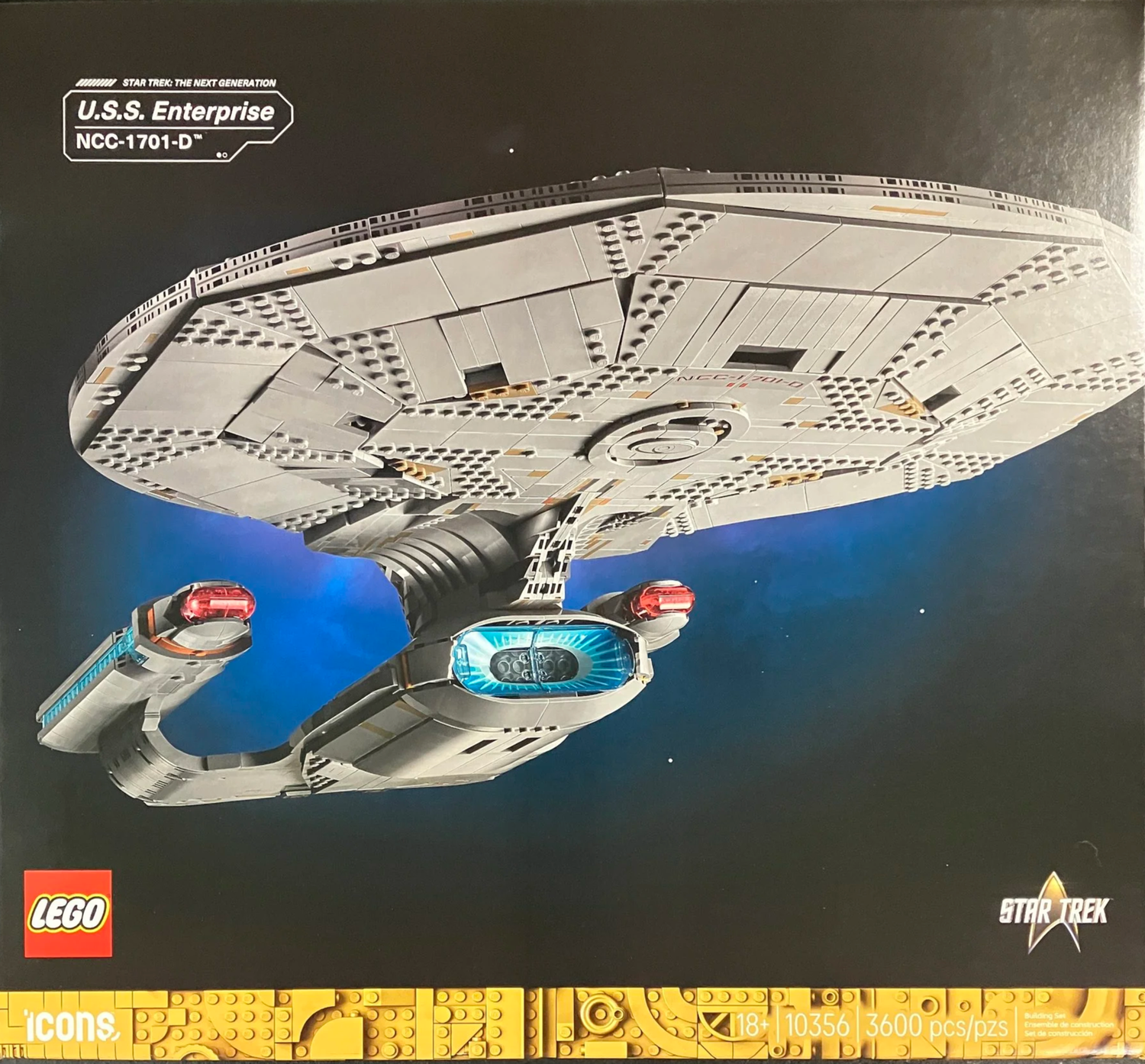 Set Review - #10356-1: USS Enterprise - NCC-1701D - Star Trek: The