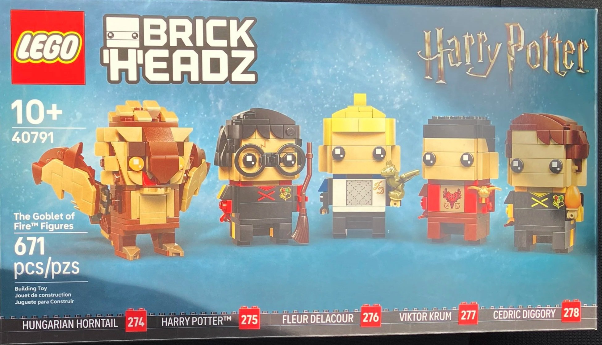 Set Review - #40791-1: The Goblet of Fire™ Figures - Brickheadz