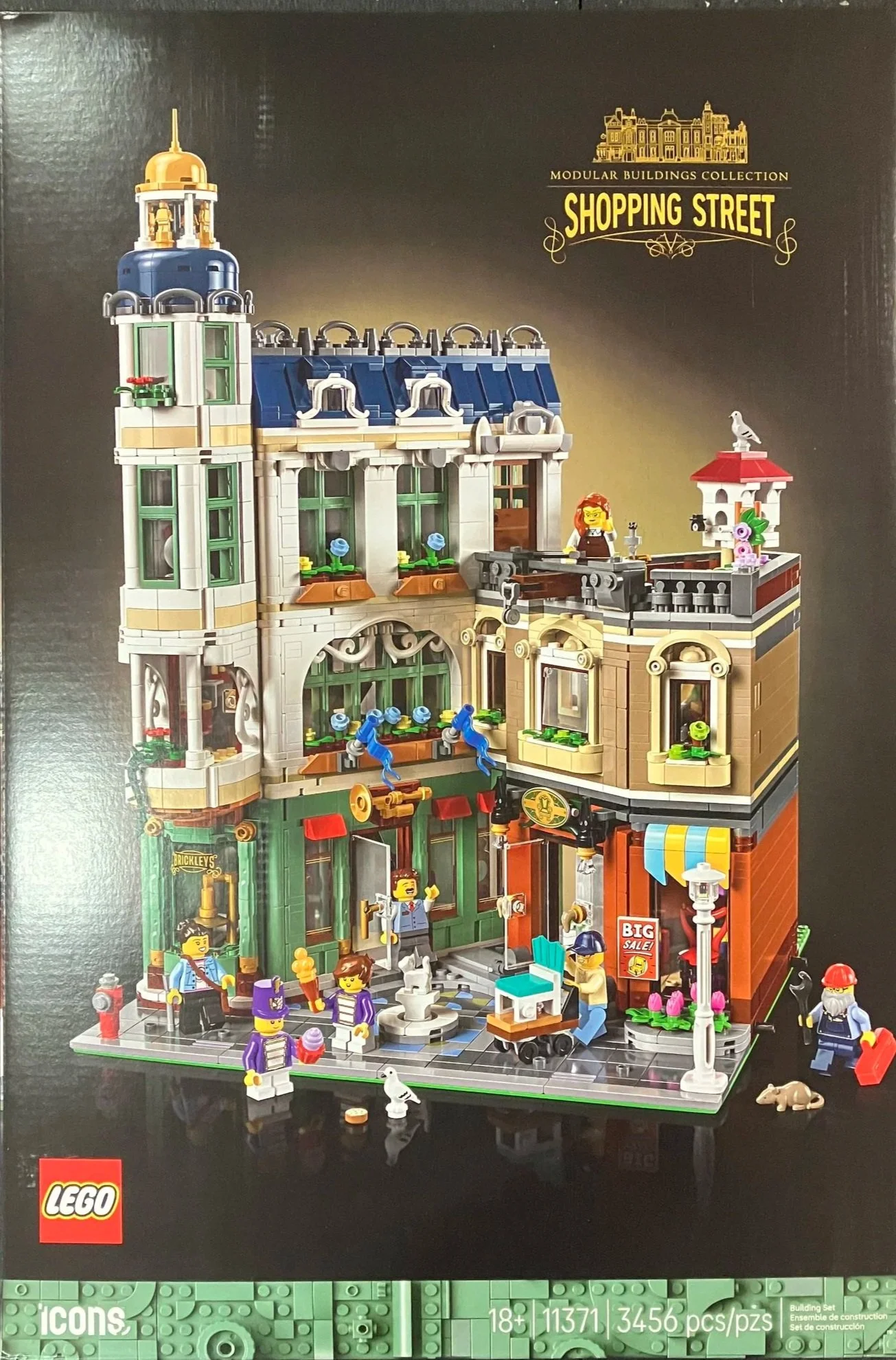 Set Review - #11371-1: Shopping Street - Icons - Modular Building