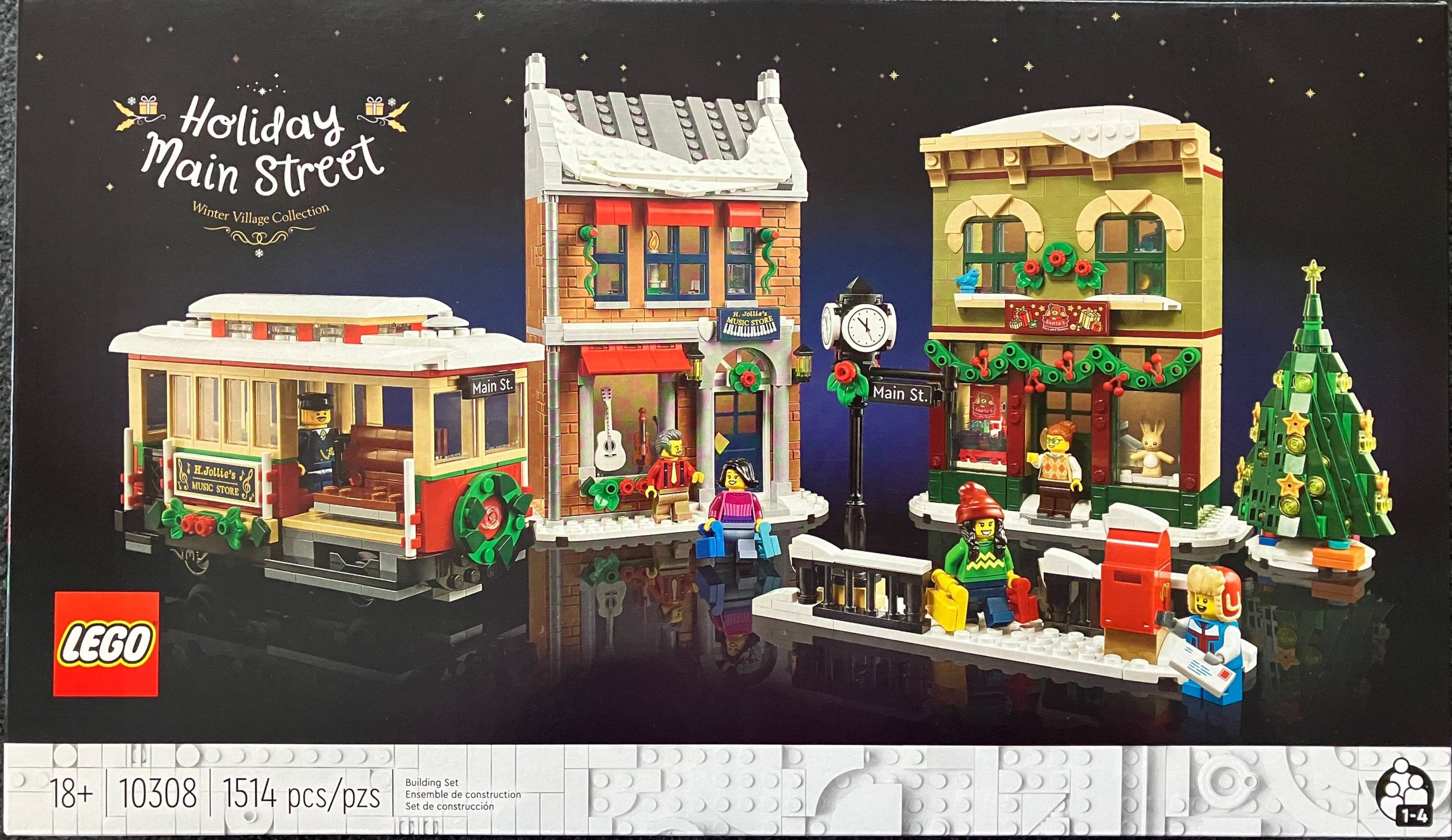 Summen balkon Paradis Set Review - #10308-1: Holiday Main Street - Winter Village — Bricks for  Bricks
